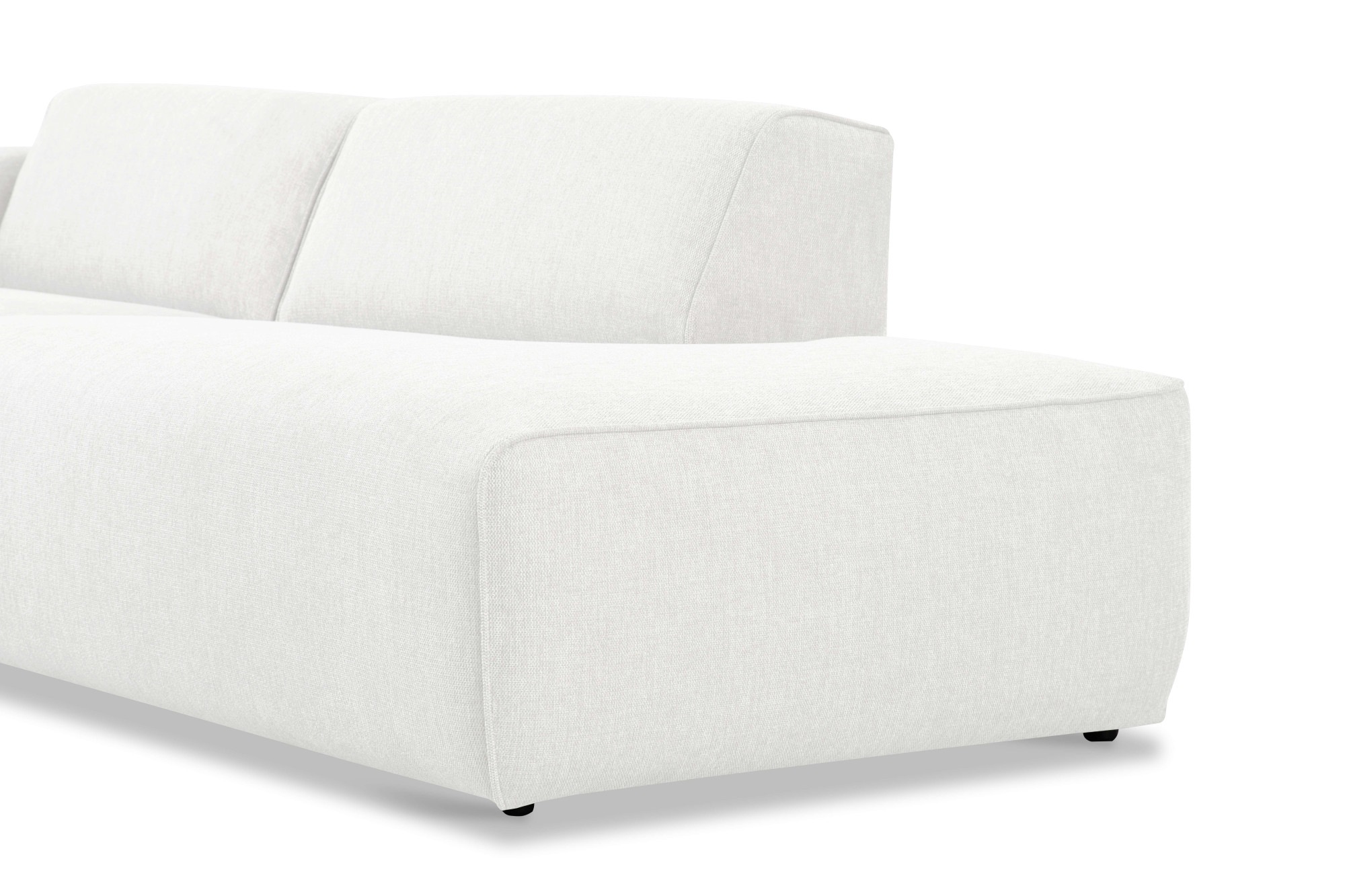 andas 2-Sitzer »Noord mit Kedernaht, Breite 227 cm«, Cord, Struktur, Webstoff, mit Wellenunterfederung, Massivholzrahmen