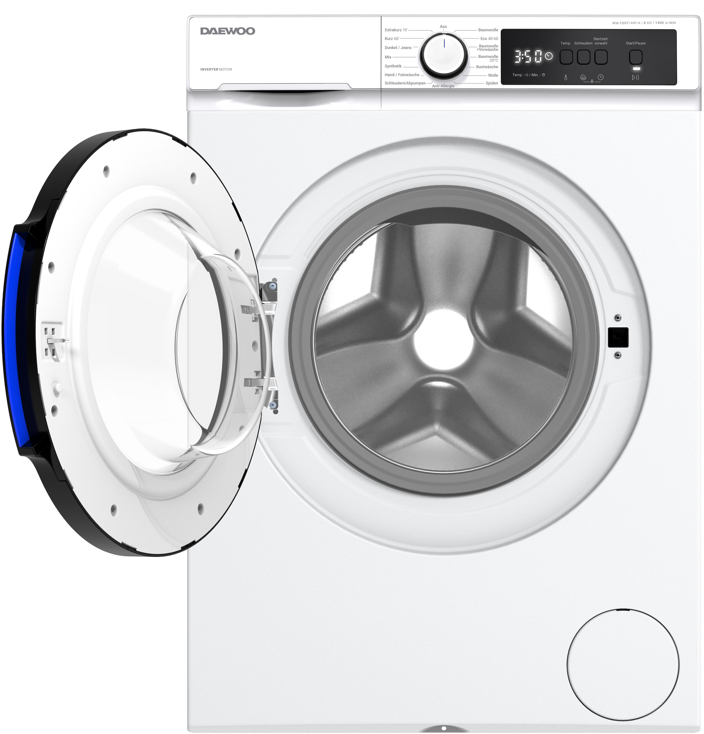 Daewoo Waschmaschine »WM-FB8514W1A-DE«, 8 kg, 1400 U/min
