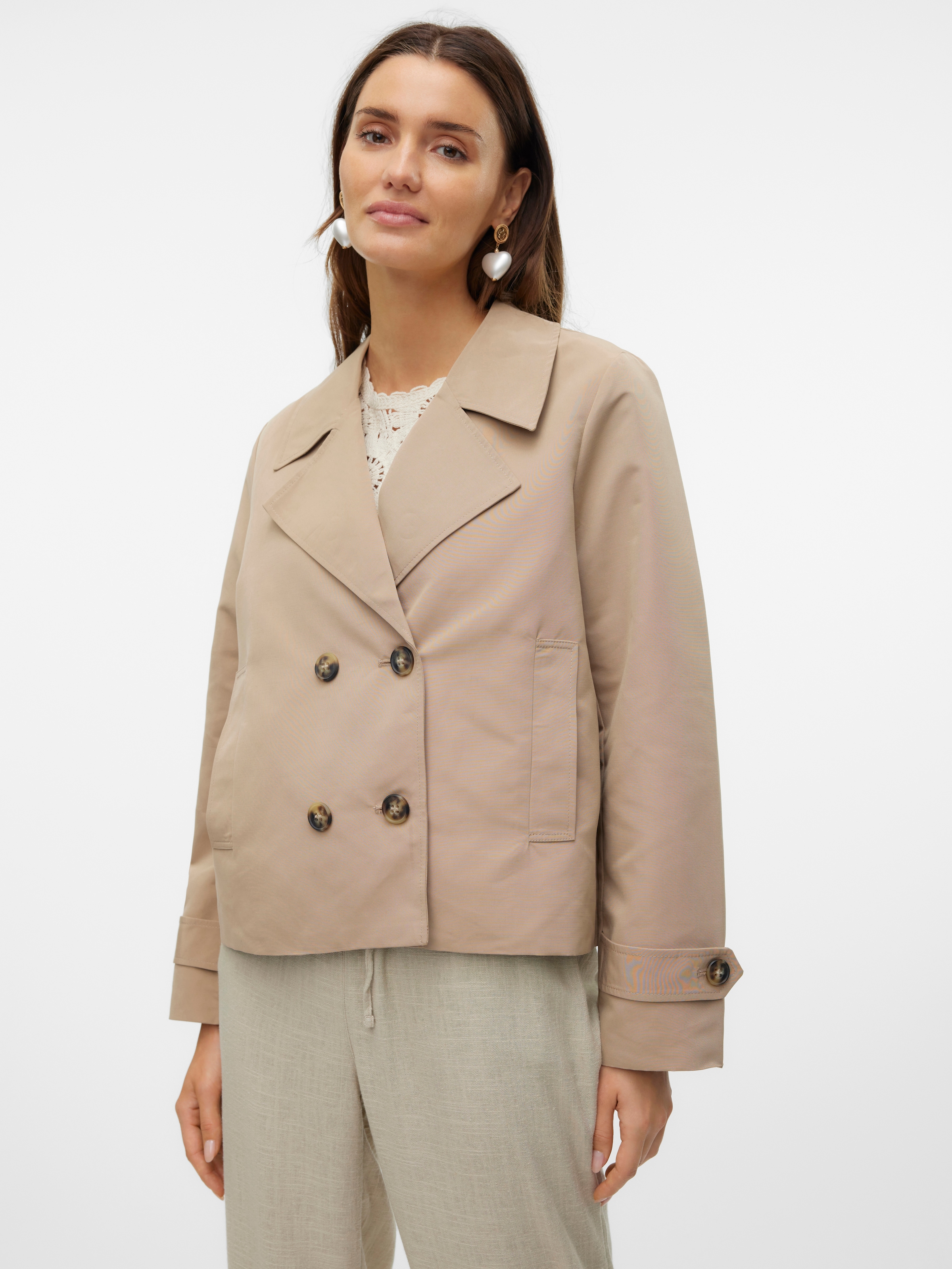 Vero Moda Kurzjacke »VMCHLOEMIA SHORT TRENCHCOAT GA NOOS«
