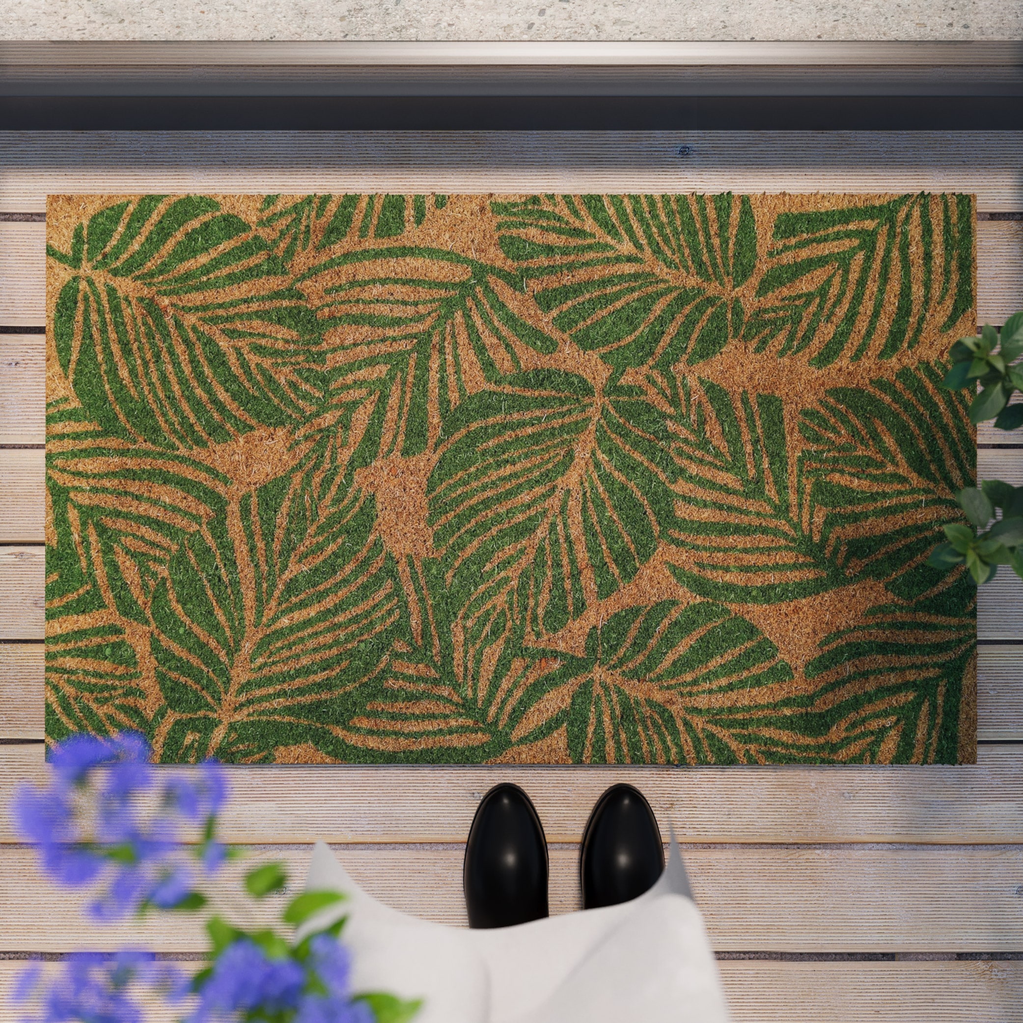 Wecon home Fußmatte »Jungle Mat«, rechteckig, 18 mm Höhe, nachhaltig, rutschfest, robust, innen, Außenbereiche überdacht, schwer
