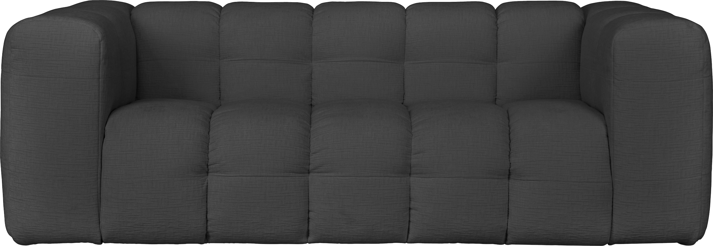 LeGer Home by Lena Gercke 3-Sitzer »TALISHA Designersofa, moderne Steppung, Maße B/T/H: 229/110/75 cm«, aufwendig gepolstert, hoher Sitzkomfort