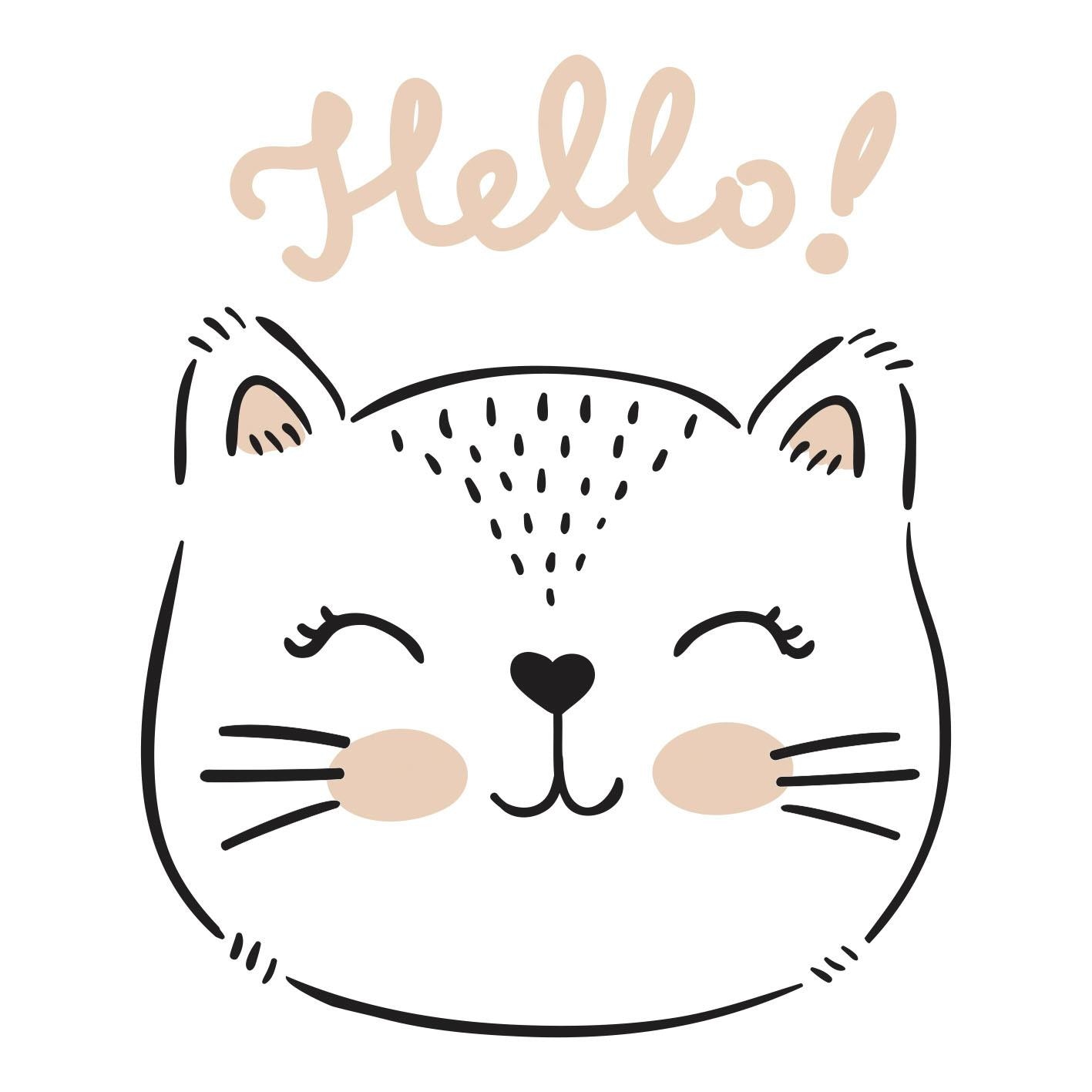 queence Dekokissen »Hello«, Kissenhülle ohne Füllung, 1 Stück