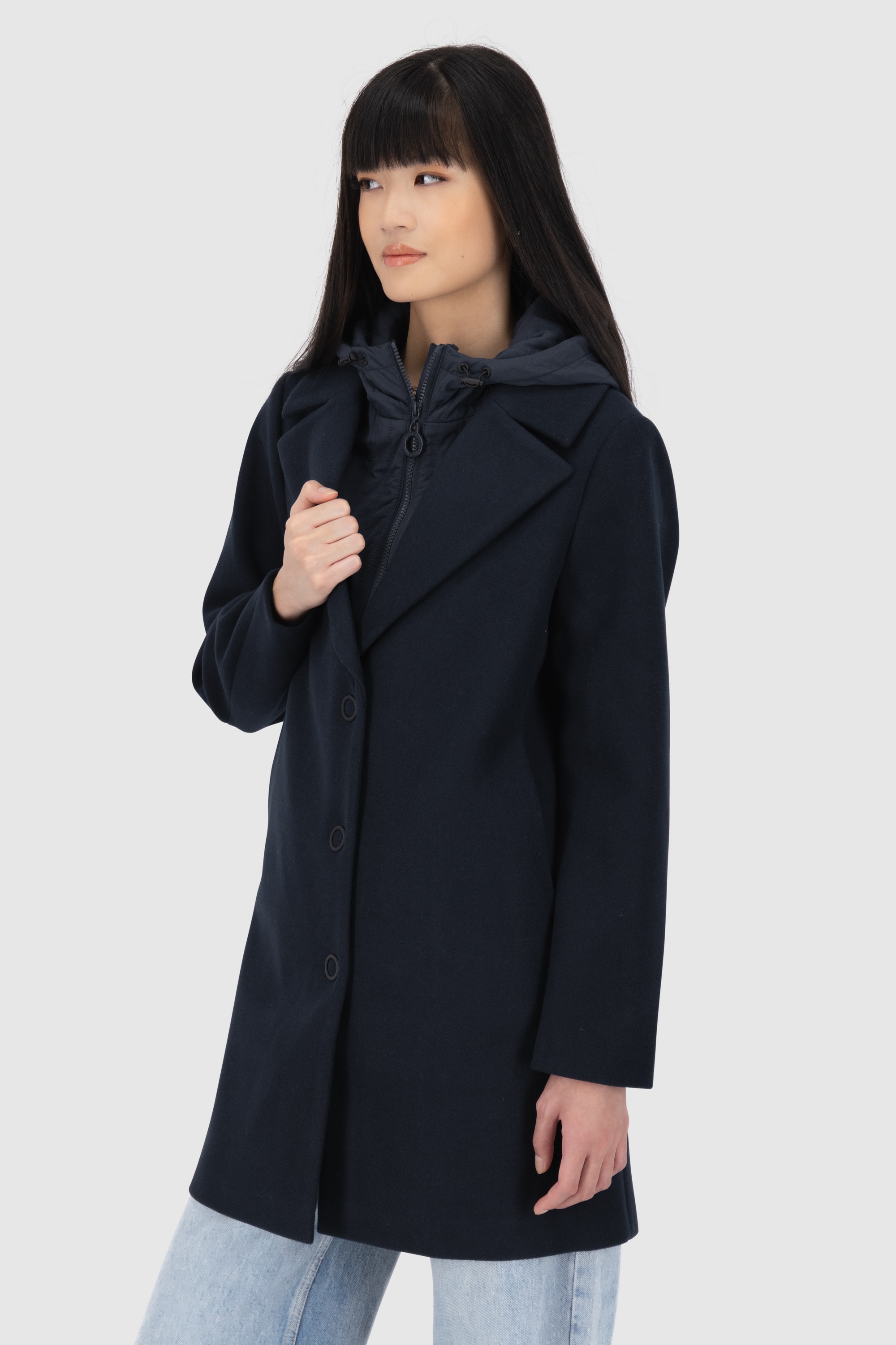 Alife & Kickin Winterjacke »Damen AjaAK A«, mit Kapuze, Damenwinterjacke mit herausnehmbarem Inneneinsatz und Kapuze