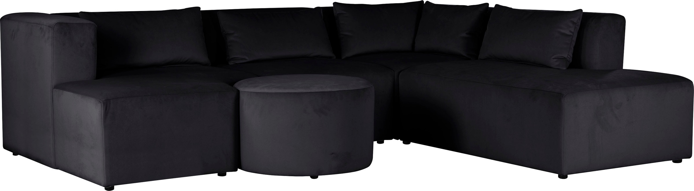 Leonique Ecksofa »Alexane L-Form«, zusammengesetzt aus Modulen, in vielen Bezugsqualitäten und Farben.