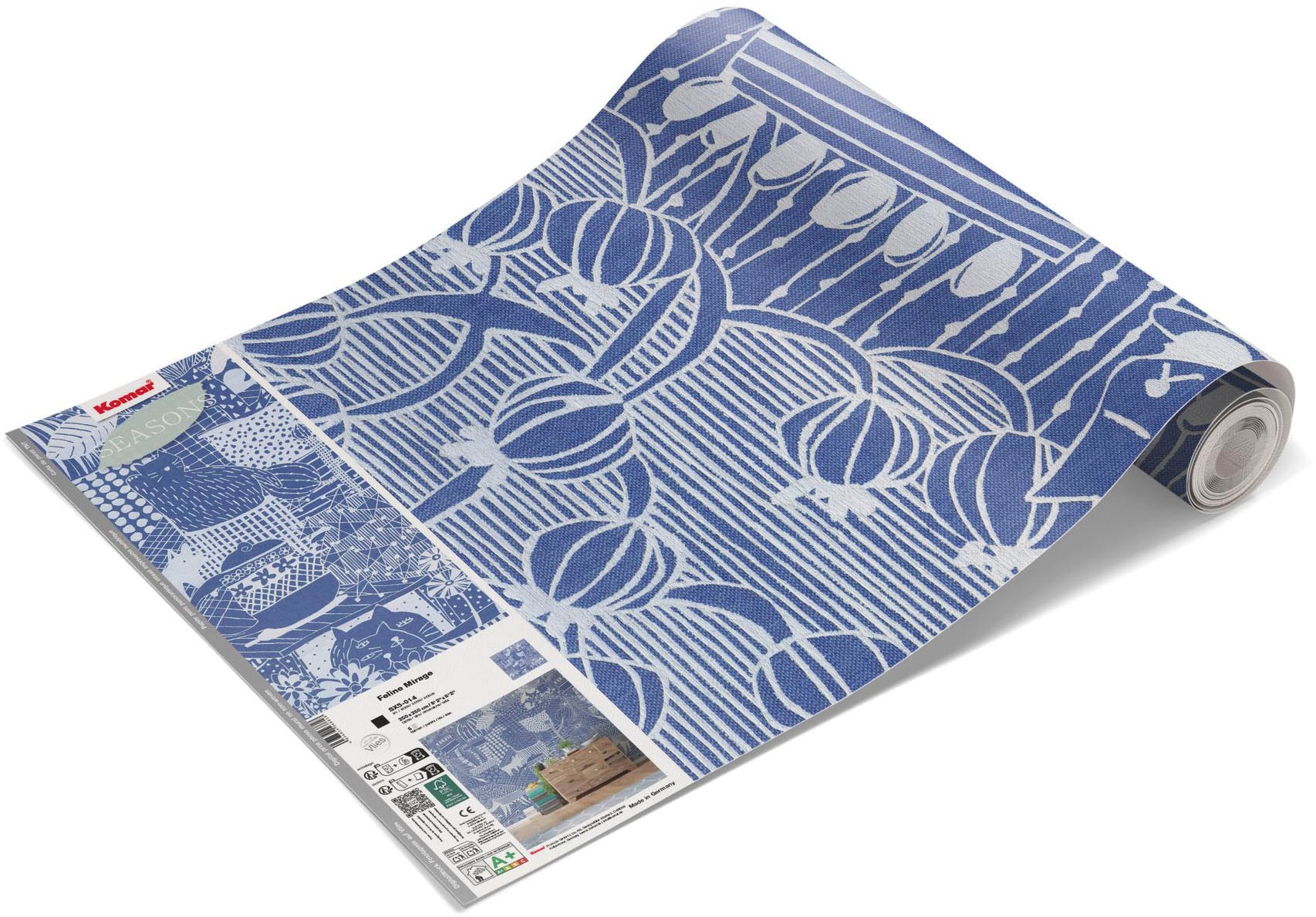 Komar Fototapete »Vlies Fototapete - Feline Mirage - Größe 250 x 250 cm« Motiv | bedruckt glatt