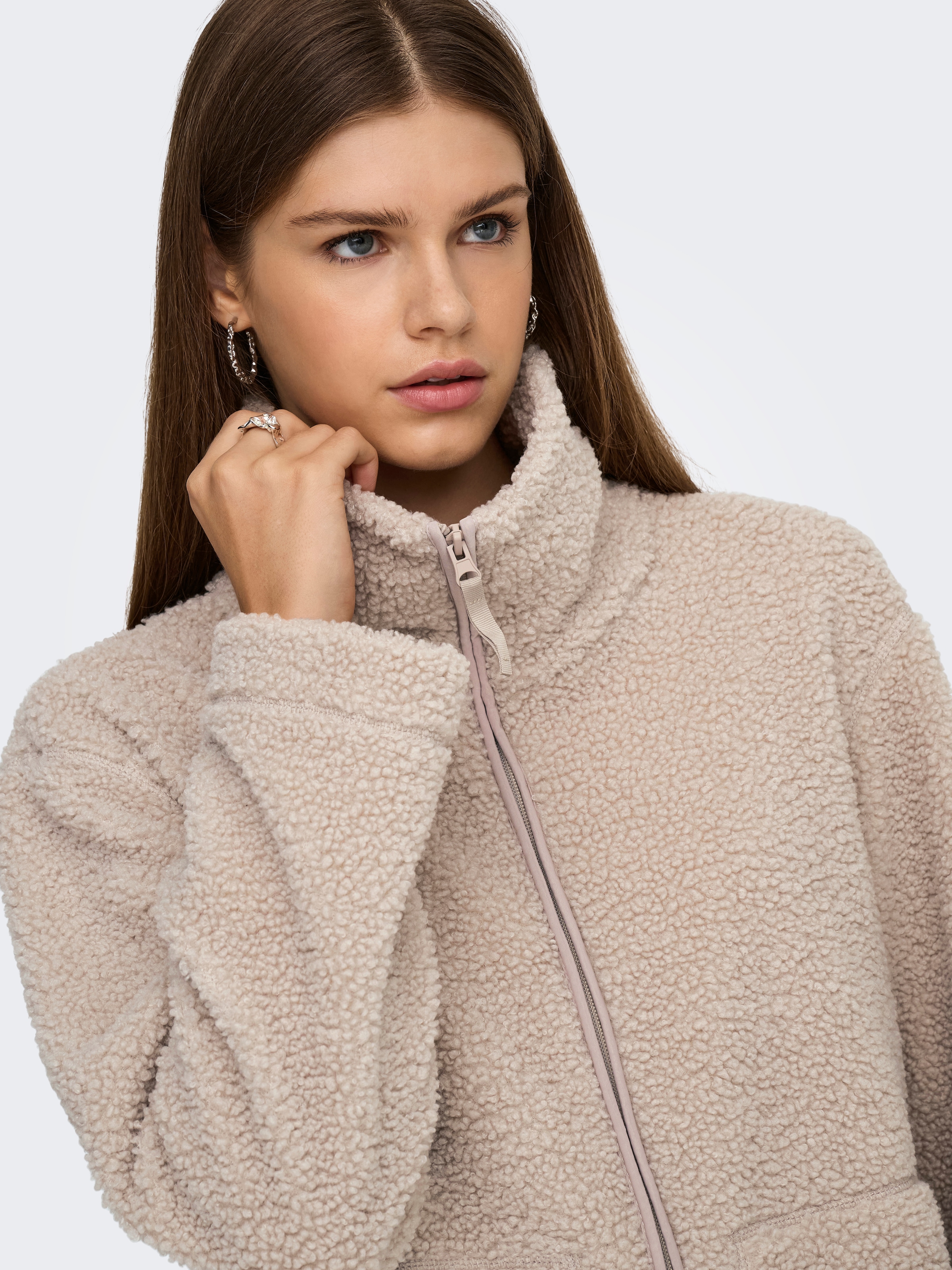 ONLY Plüschjacke »ONLMEGAN TEDDY JACKET CS OTW« ohne Kapuze