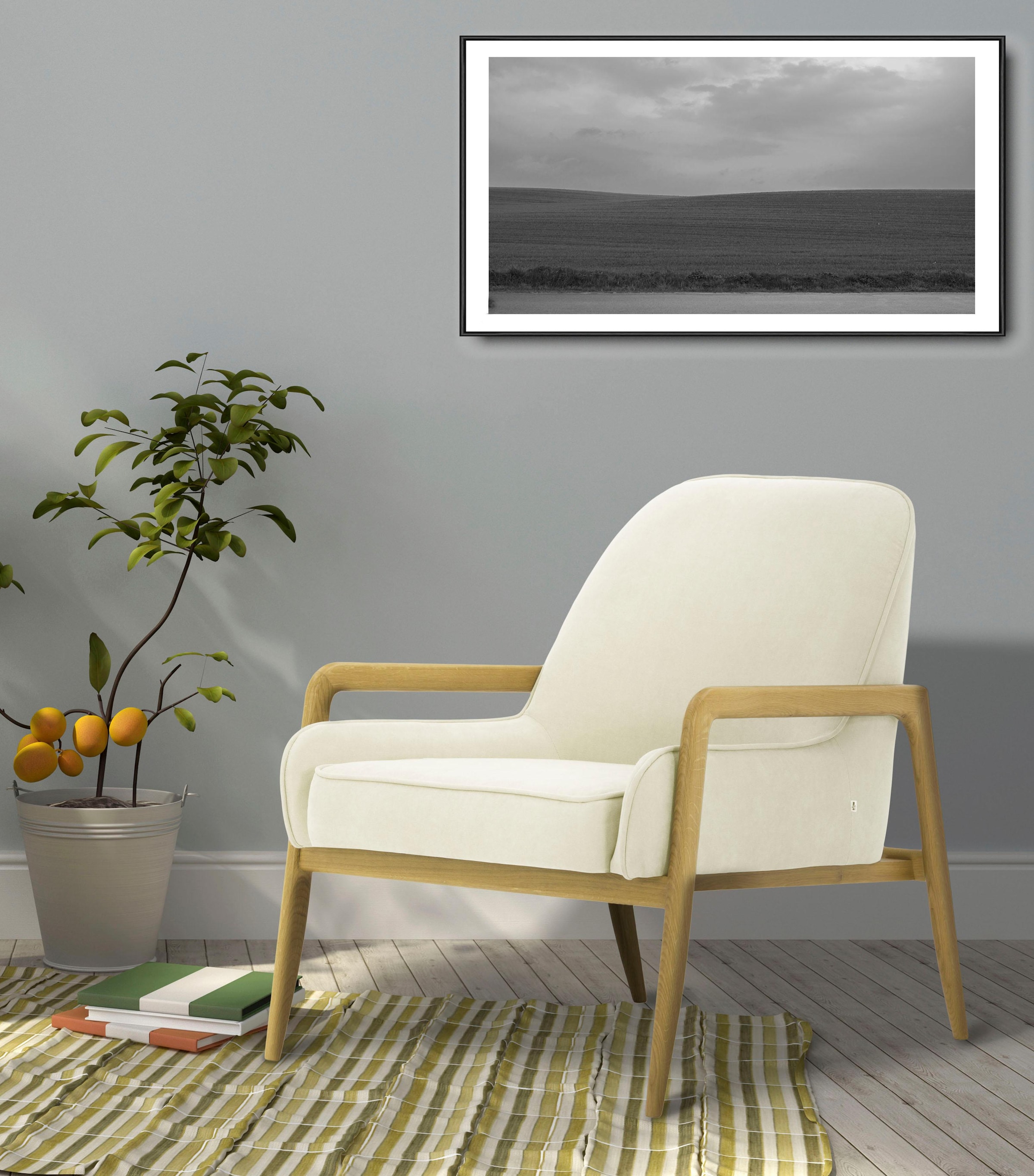 Home affaire Sessel »Braga« wahlweise mit Gestell aus Eiche in dunkel oder günstig online kaufen