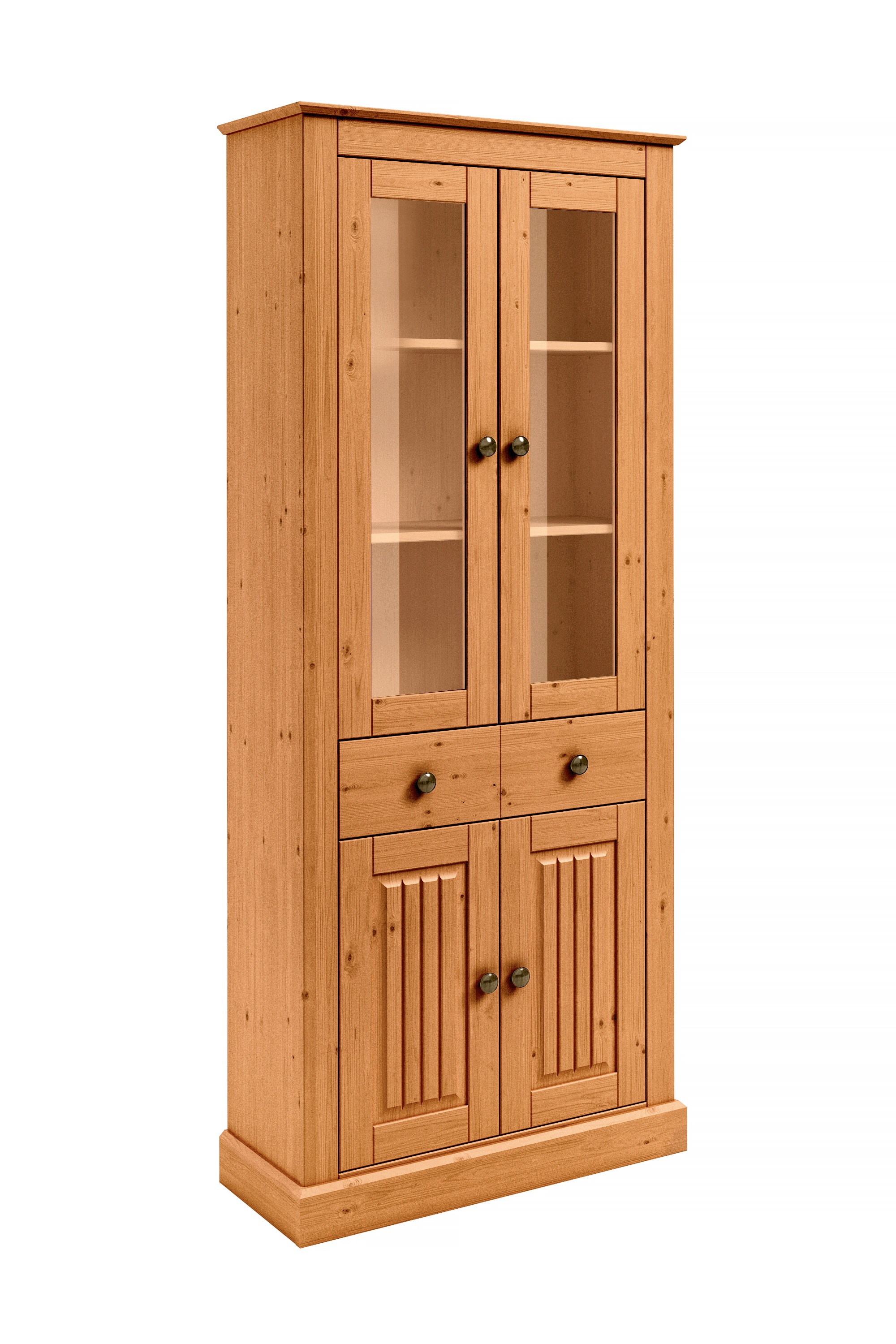 Home affaire Vitrine »Liotta« Mit 2 Glastüren und 1 Schublade günstig online kaufen