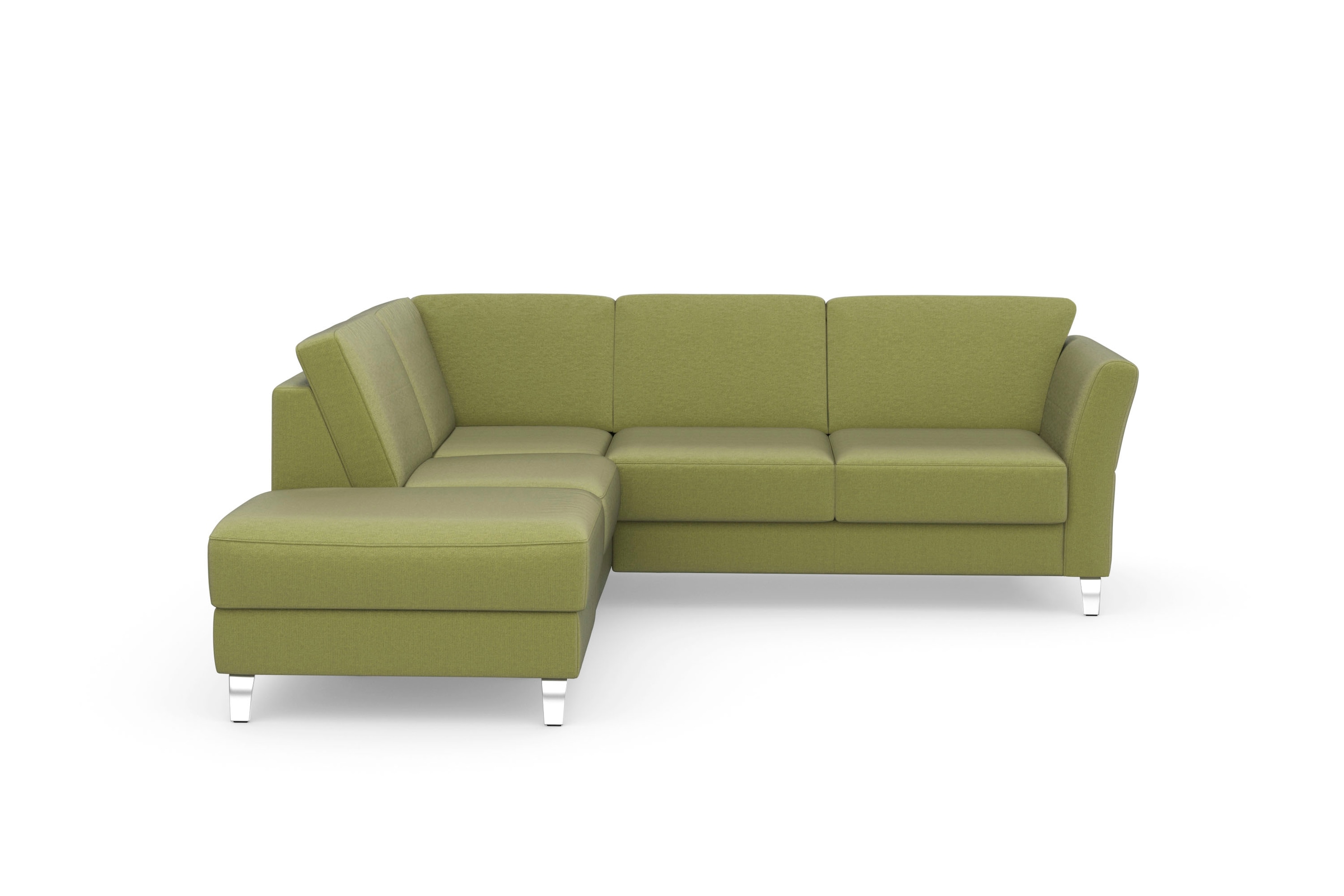 sit&more Ecksofa »Visby L-Form«, Wahlweise mit Bettfunktion und Stauraum, f günstig online kaufen