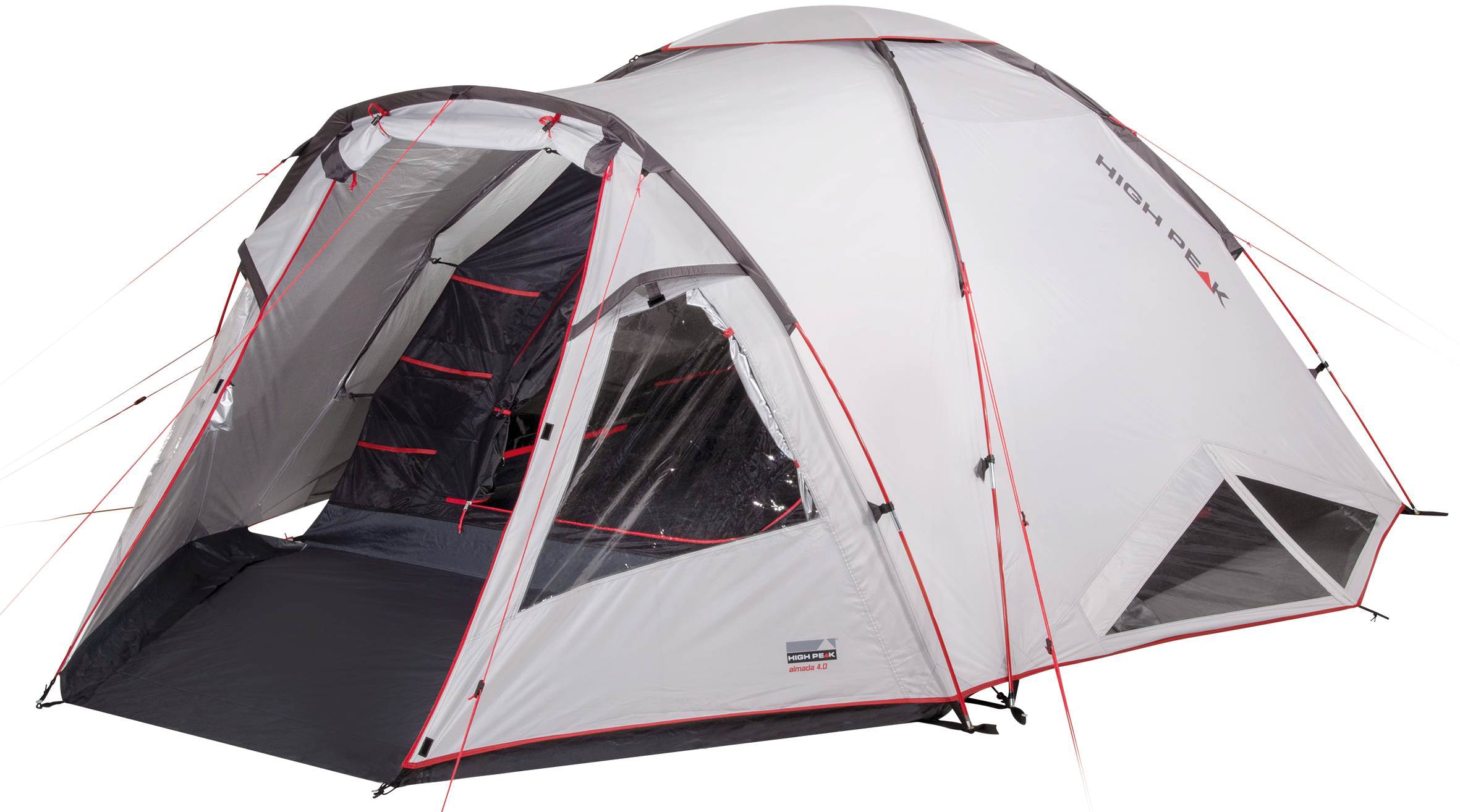 High Peak Kuppelzelt »Zelt Almada 4.0«, 4 Personen, (mit Transporttasche)