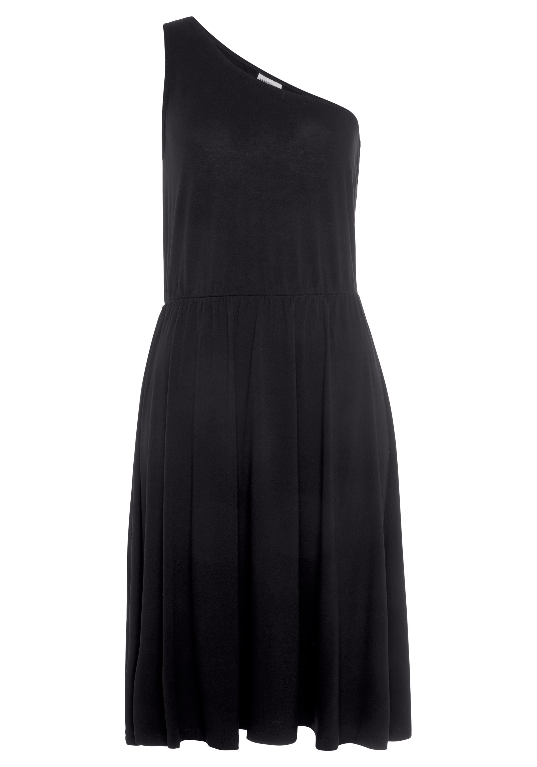 One-Shoulder-Kleid, luftiges Sommerkleid, Strandkleid, asymmetrisch