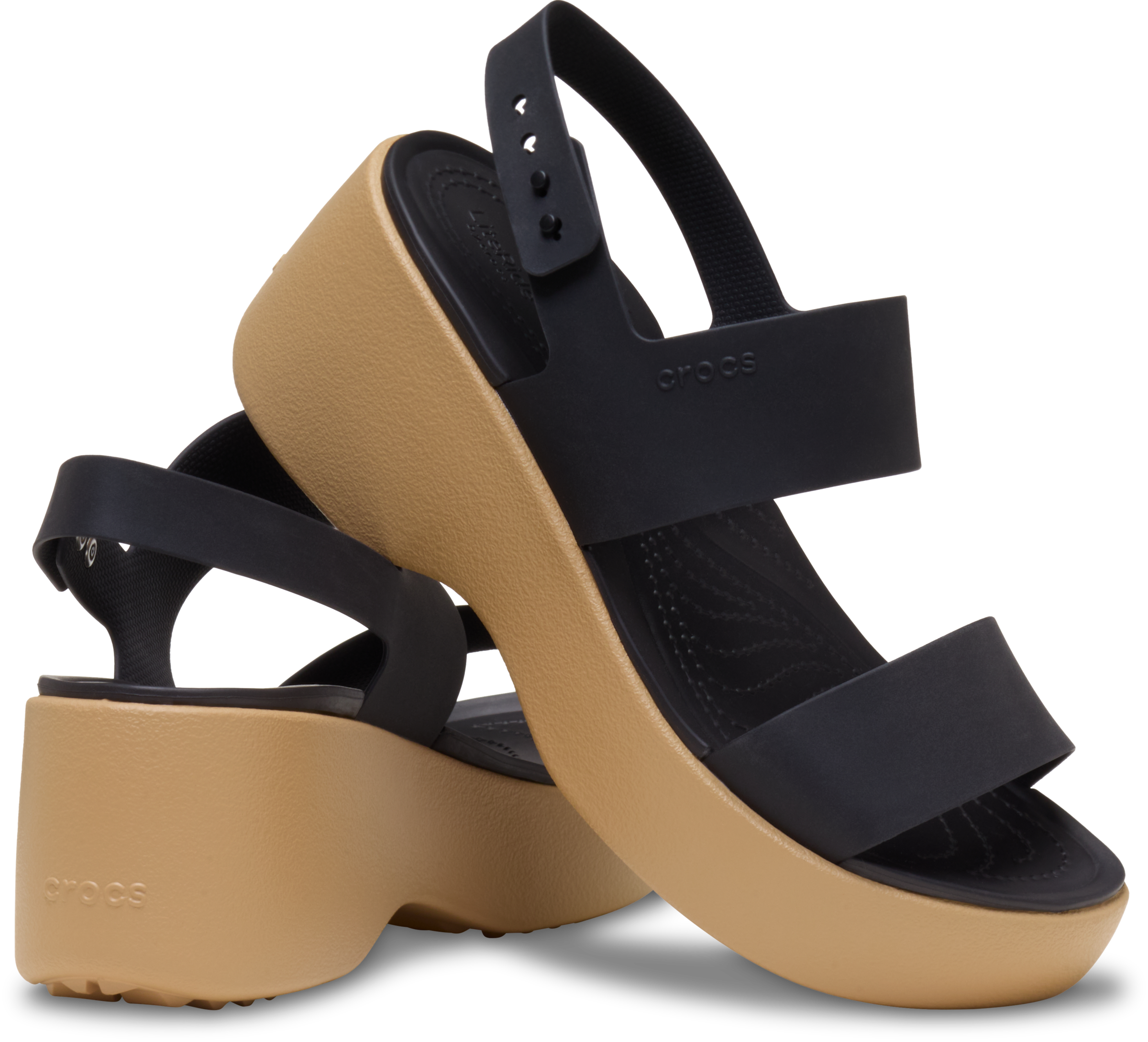 Crocs Plateausandale »Brooklyn Sky Sandal«  Sandalette, Sommerschuh mit Riemenverschluss