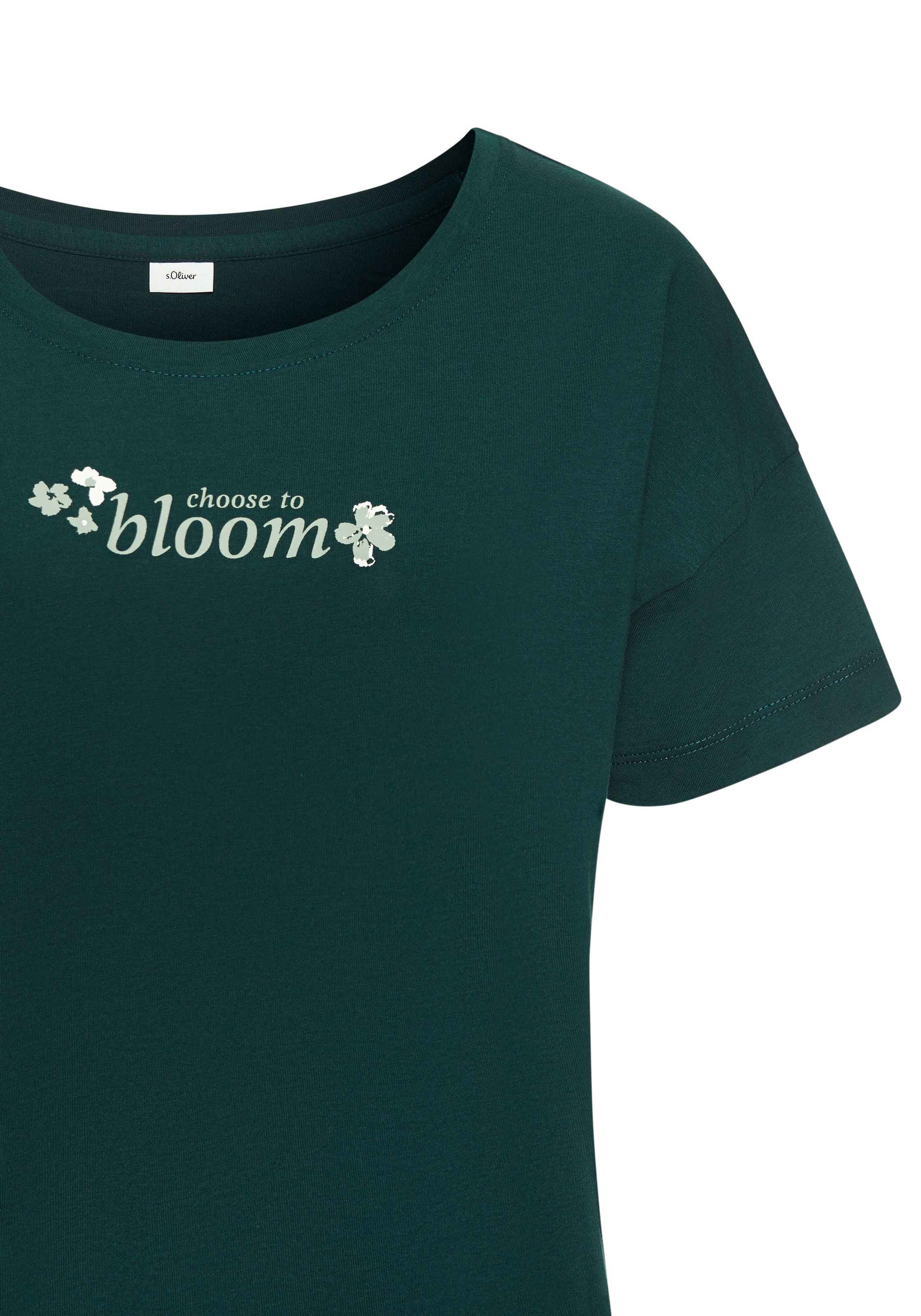 s.Oliver Nachthemd Mit kleinem Fromtprint