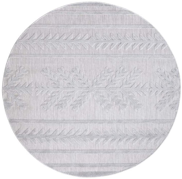 Carpet City Teppich »In-& Outdoorteppich Santorini 411, 3D-Effekt, Boho-Optik«, rund, 5 mm Höhe, Wetterfest & UV-beständig für Terrasse, Balkon, Küche, Flur