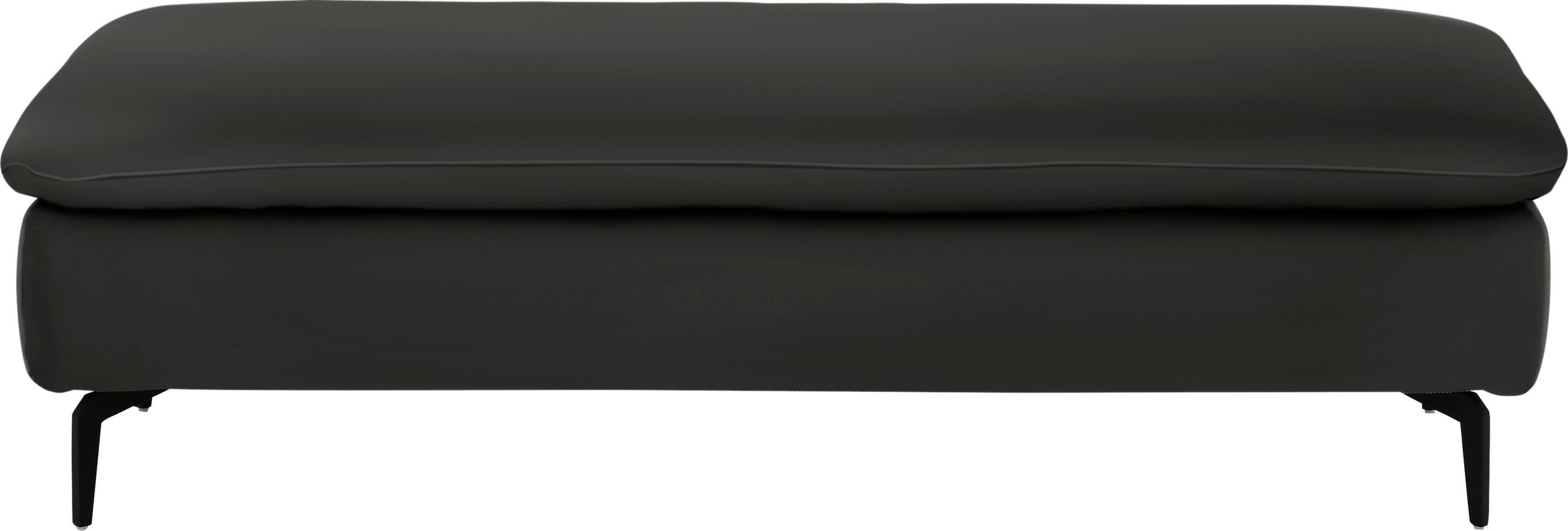 W.SCHILLIG Ecksofa »valentinoo, Designsofa, bequem, elegant und zeitlos, L-Form«, (Set), inklusive Hocker, mit Sitztiefenverstellung, Breite 299 cm