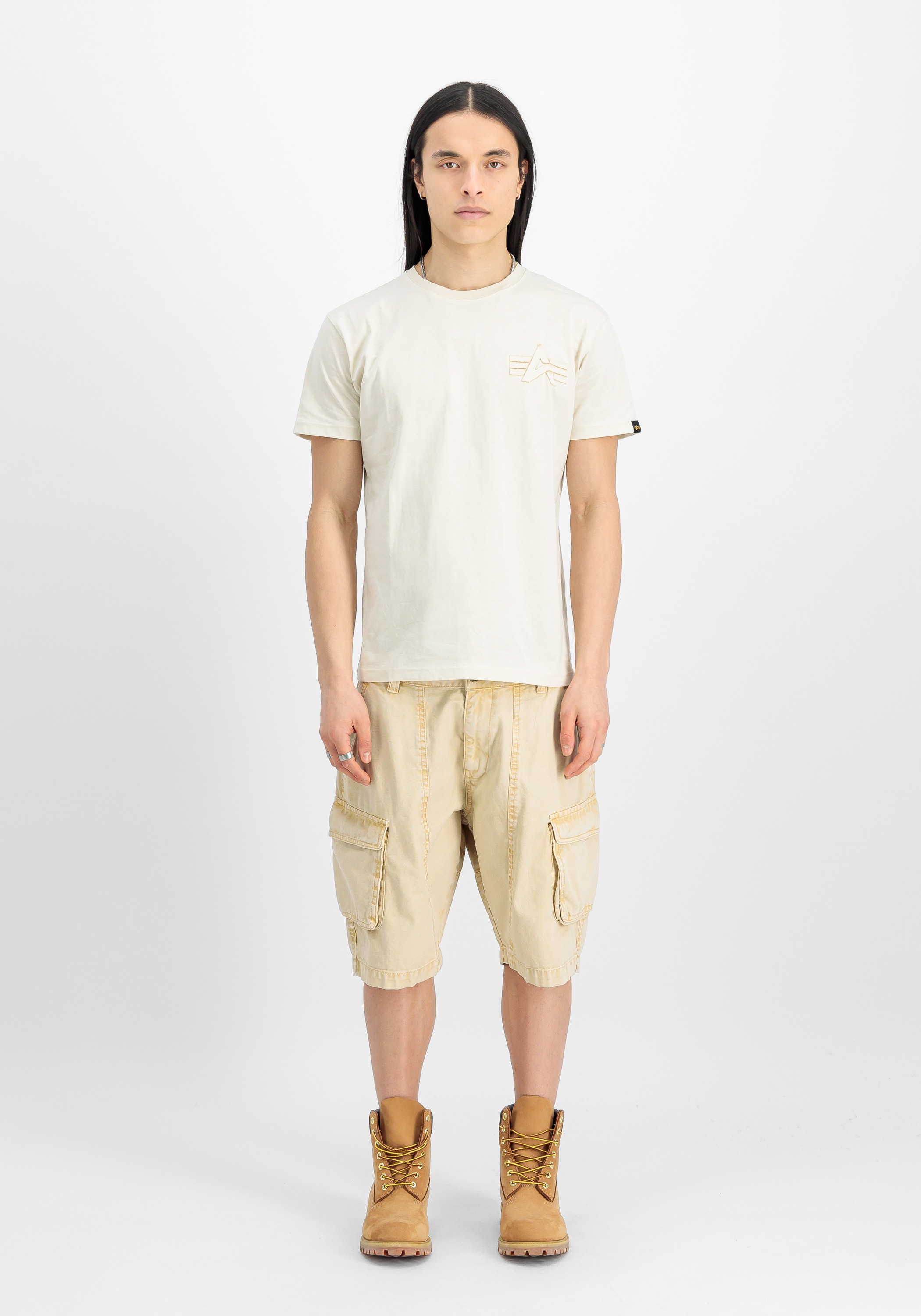 Alpha Industries T-Shirt »Alpha Industries Men - T-Shirts Coach T-Shirt Back Embroidery«