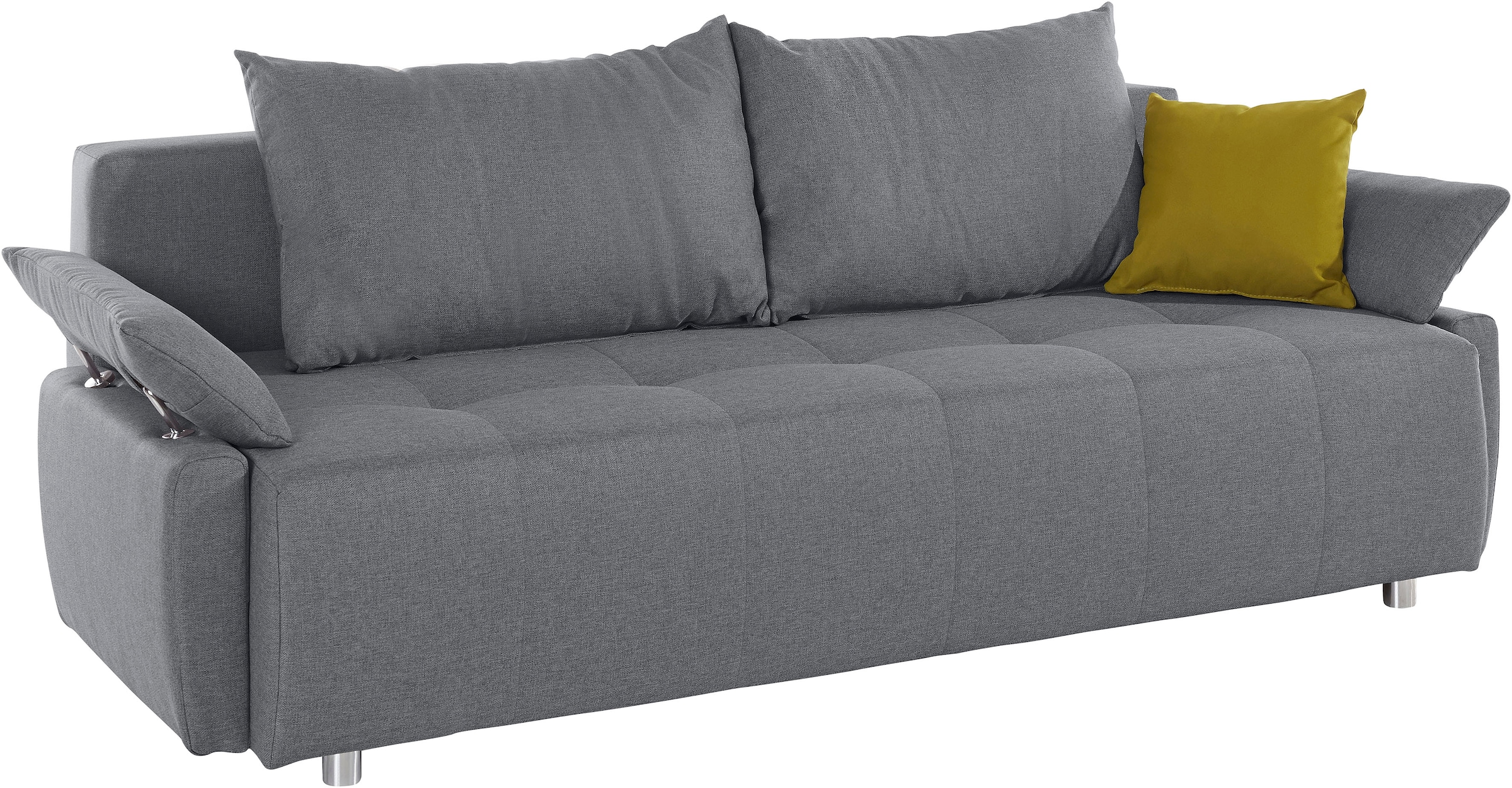 COLLECTION AB Schlafsofa »Funtastic«, mit Federkern, Bettfunktion, inklusive 2 Rücken- und 1 Zierkissen
