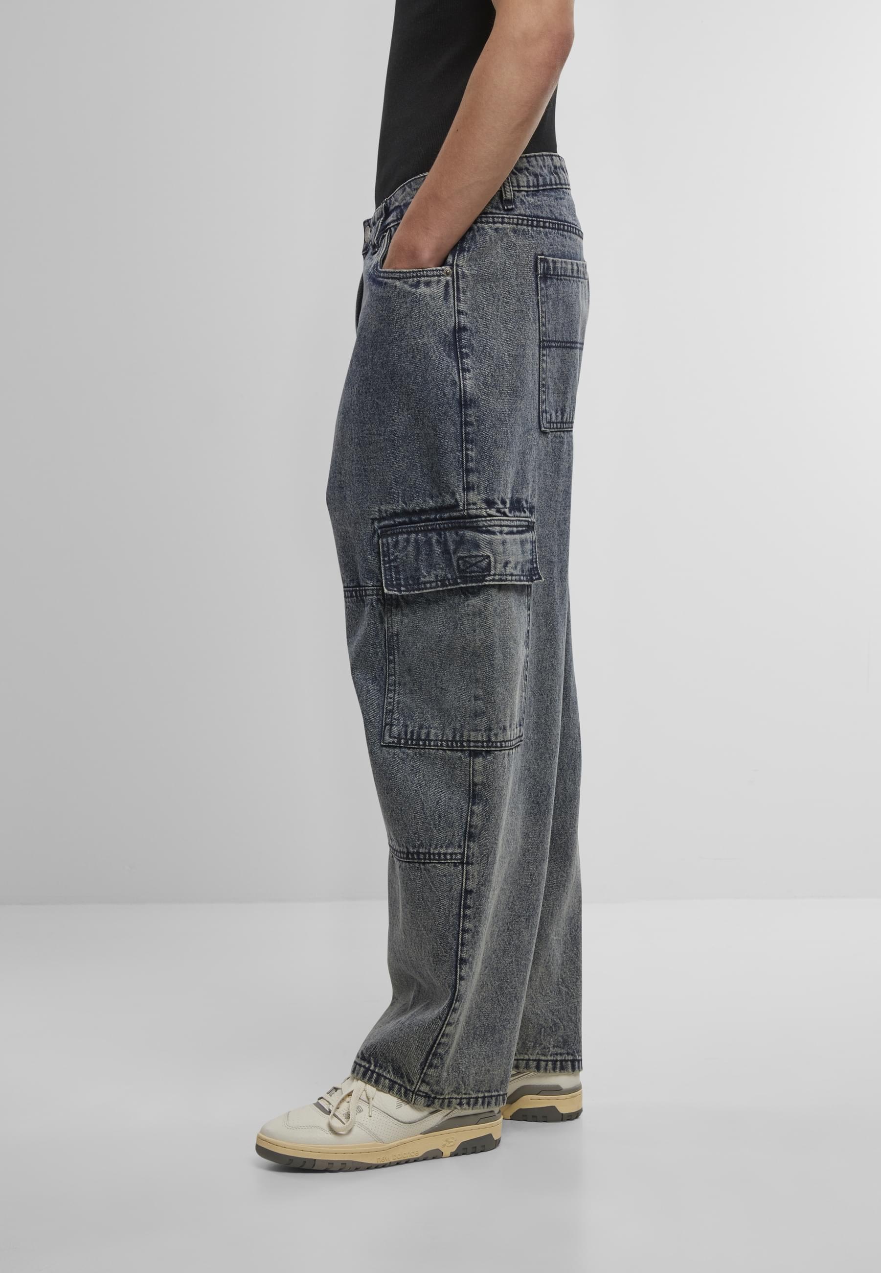 URBAN CLASSICS Bequeme Jeans »Urban Classics Tapered Heavy Ounce Baggy Cargo Jeans«