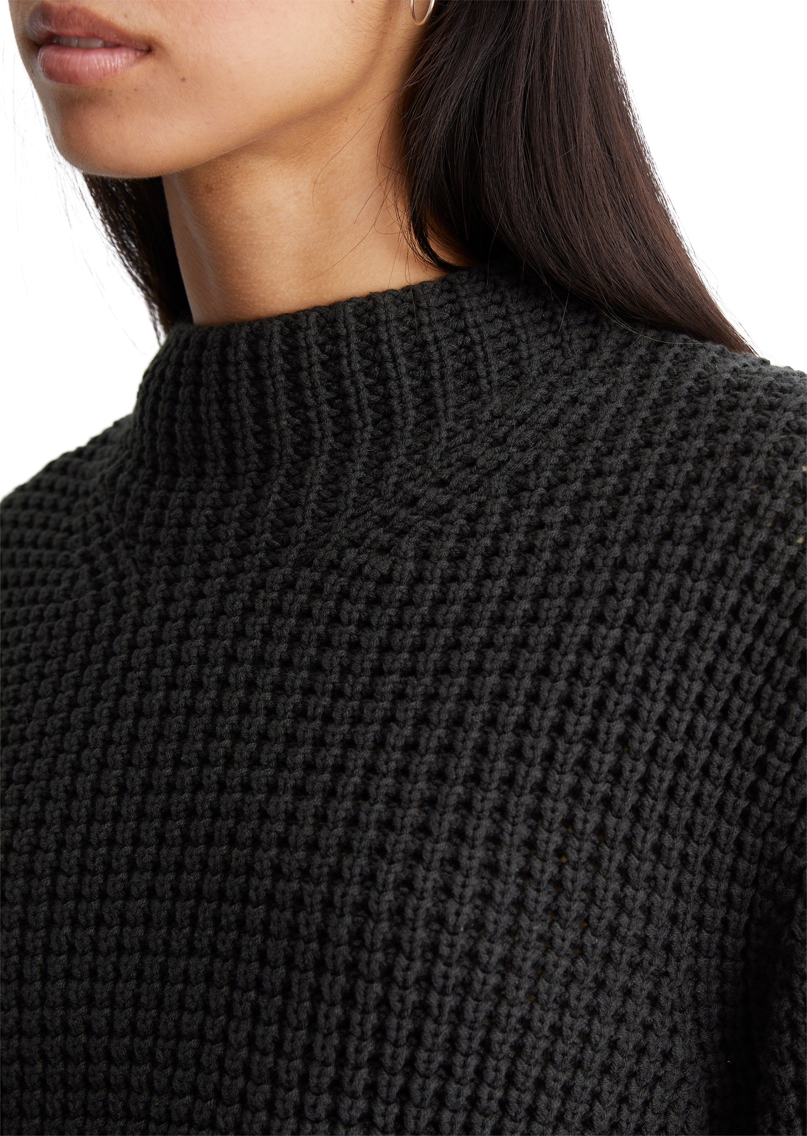 Marc O'Polo DENIM Stehkragenpullover, mit angesagtem Strickmuster