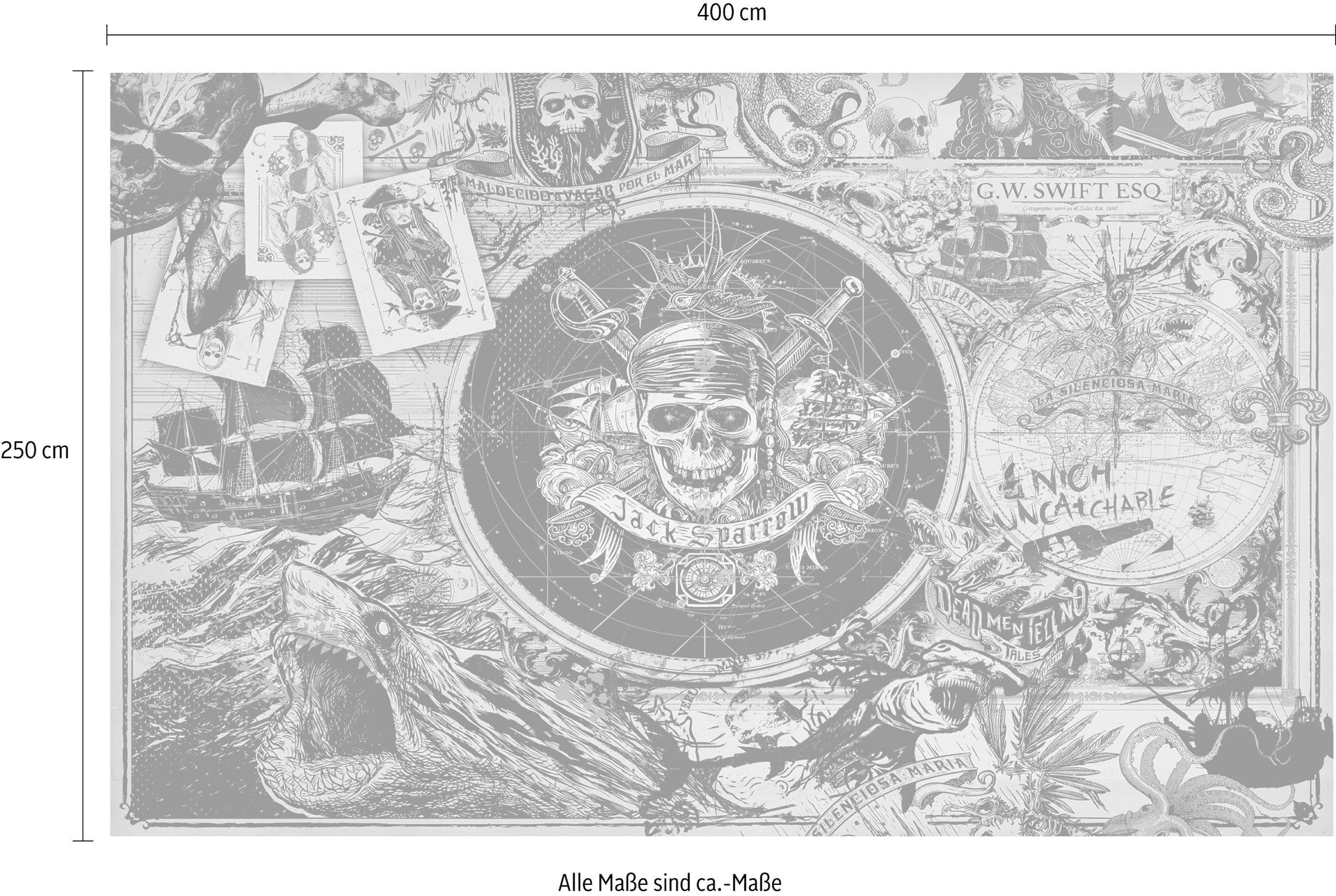 Komar Vliestapete »Pirates of the Caribbean 5«, 400x250 cm (Breite x Höhe),  Vliestapete, 100 cm Bahnbreite auf Raten kaufen