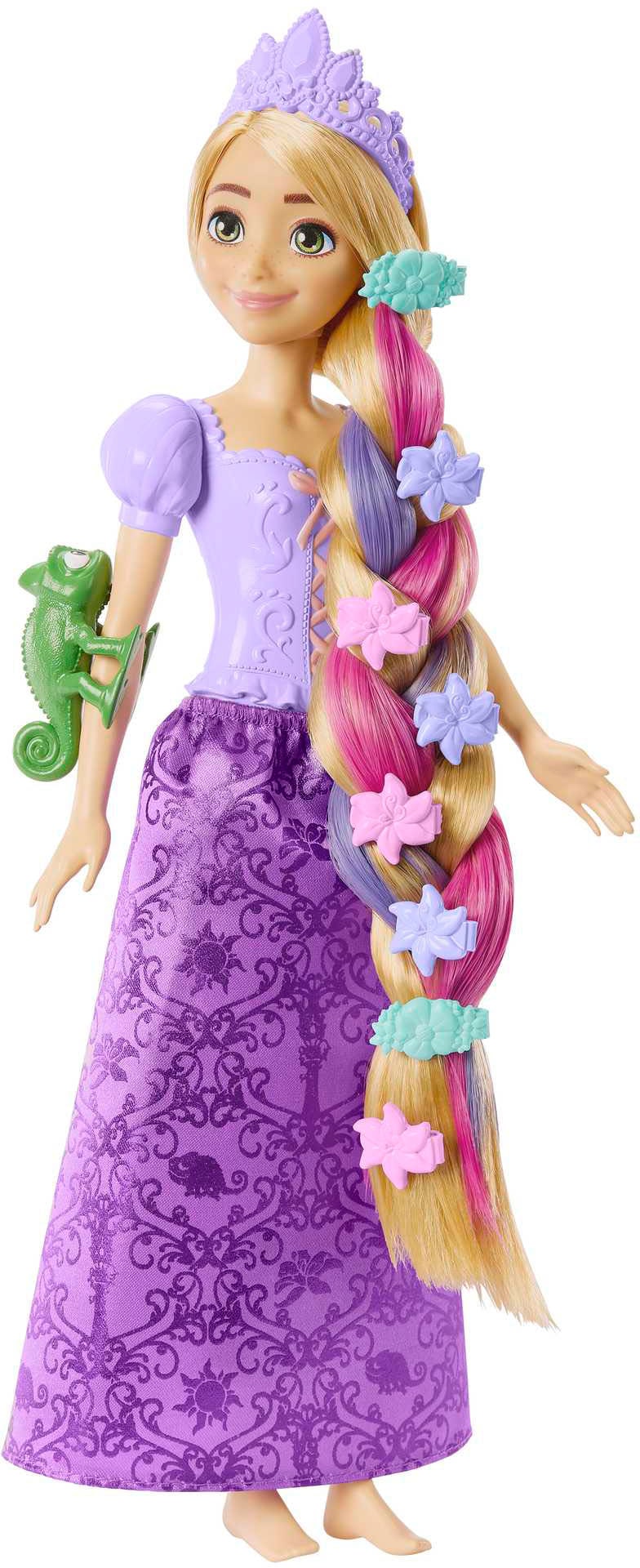 Mattel® Anziehpuppe »Disney Prinzessin, Haarspiel Rapunzel Puppe und Zubehör«