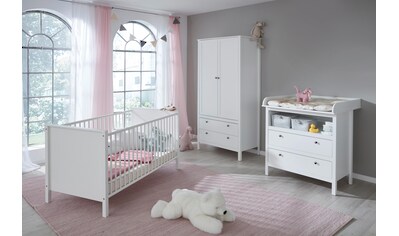 trendteam Babyzimmer-Komplettset »Ole«, (Set, 3 St., Bett, Wickelkommode, Schrank),... kaufen
