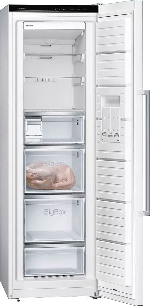 SIEMENS Gefrierschrank iQ500 »GS36NAWEP«, 186 cm hoch, 60 cm breit