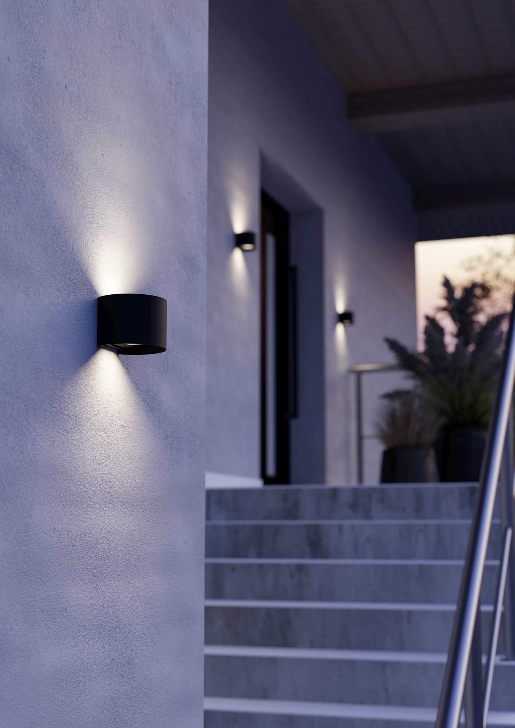 EGLO Wandleuchte »CALPINO 3 Wandlampe - Alu - LED - 2X2,8W - IP54« LED-Modu günstig online kaufen