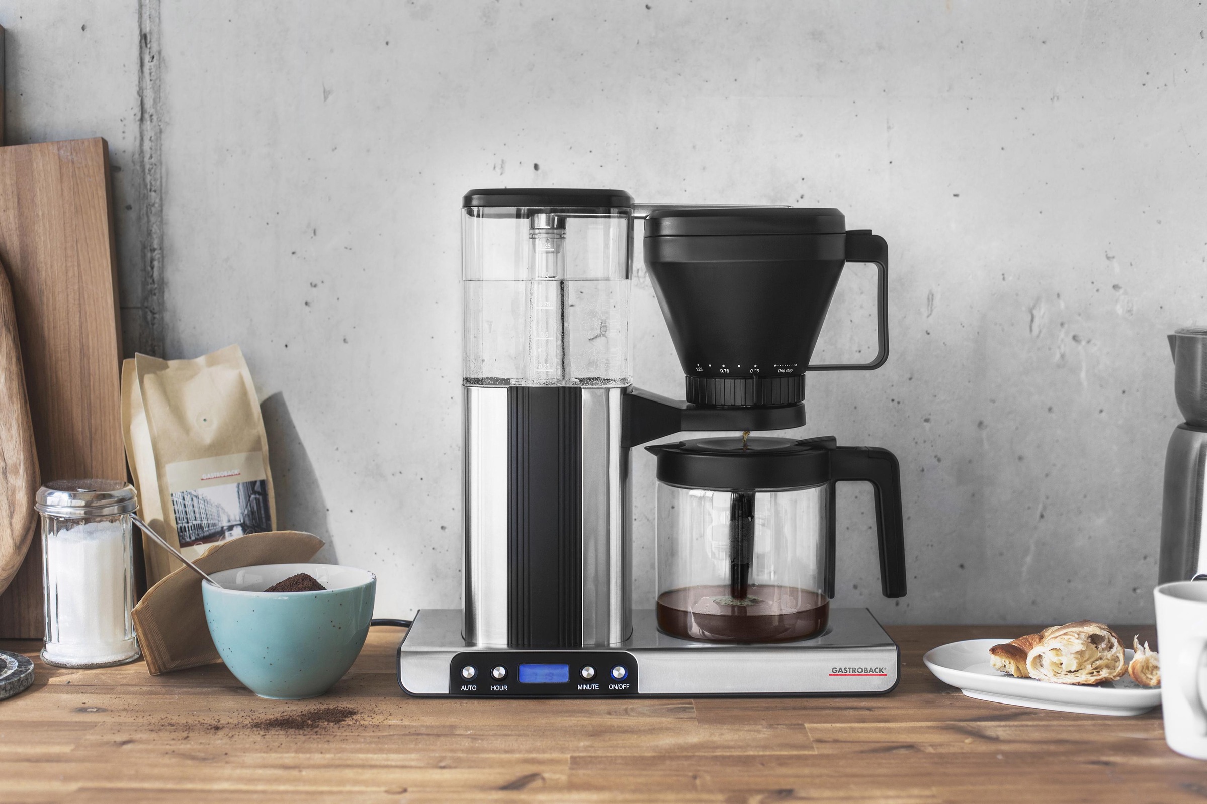 Gastroback Filterkaffeemaschine »Design Brew Advanced 42706«, Papierfilter, 1x4