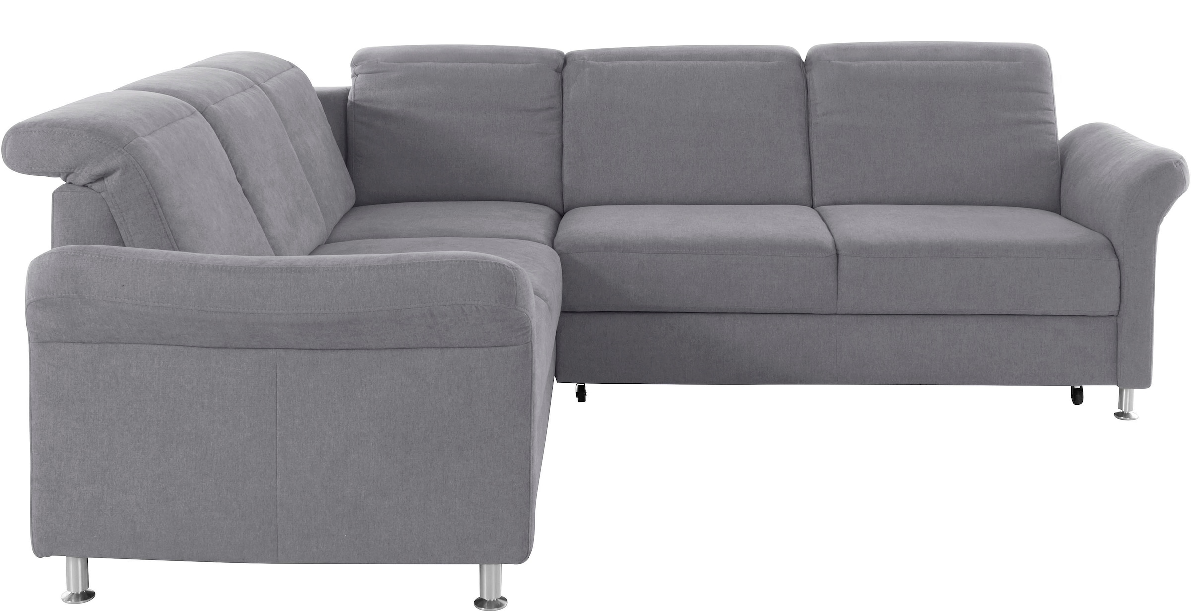 sit&more Ecksofa »Darwin L-Form«, inklusive Federkern, wahlweise mit Kopfteilverstellung, Bettfunktion