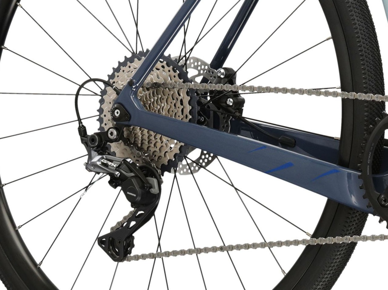 Kross Gravelbike »KROSS Gravelbike Esker 7.0 28" blau 11 Gänge«, 11 Gang, Shimano, GRX RX812 Schaltwerk, Kettenschaltung