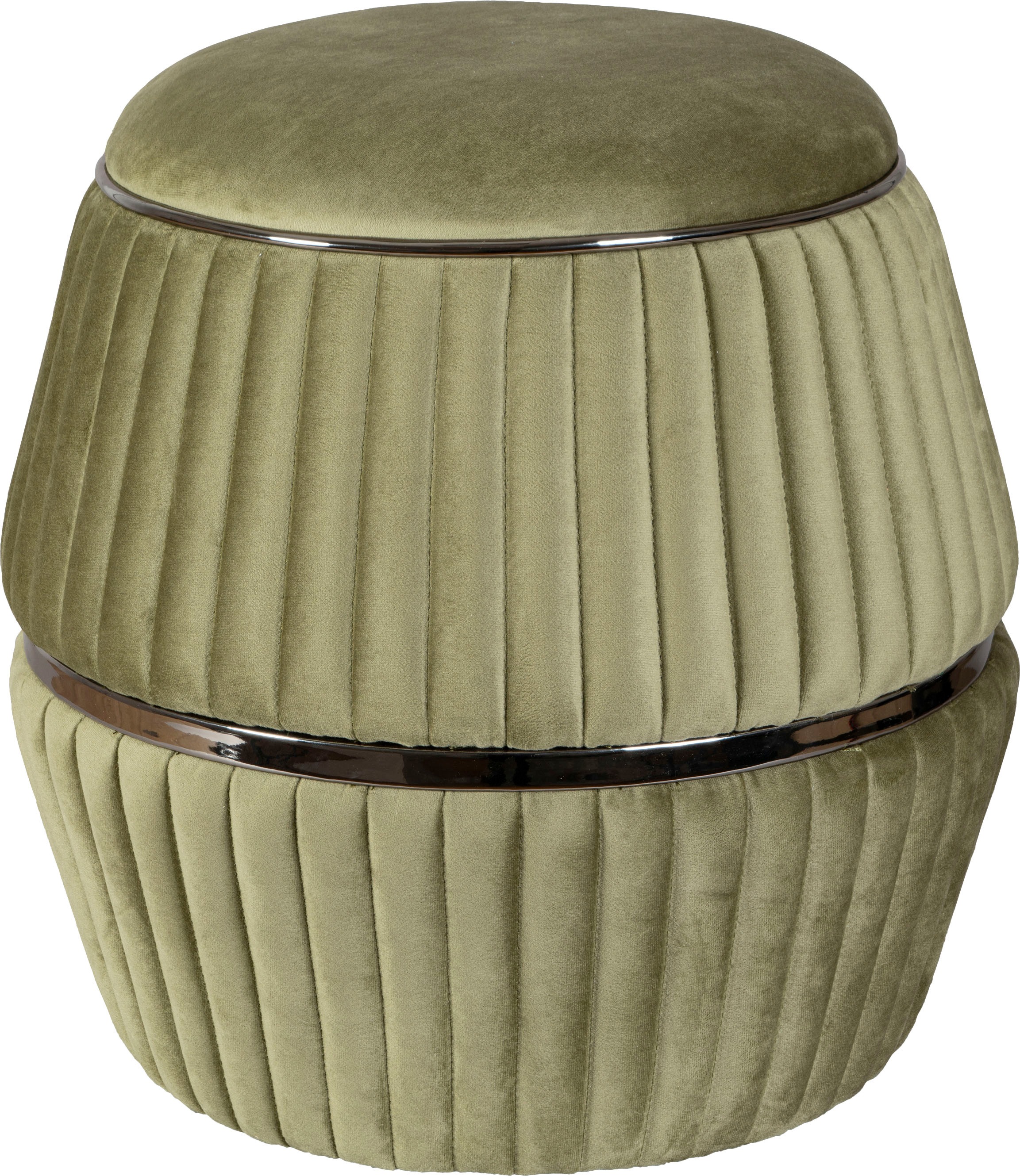 Kayoom Sitzhocker »Hocker Doric, trendiger Look, ästhetische Farbgebung, schöne Steppung«, (1 St.), komfortabel, hochqualitativ, pflegeleicht, in vielen Räumen zuhause