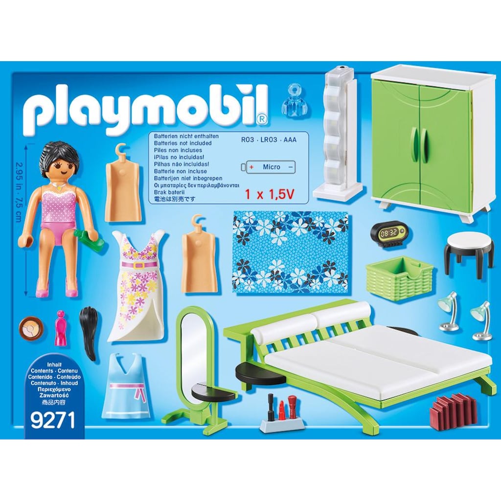 Playmobil® Konstruktions-Spielset »Schlafzimmer (9271), City Life«, Made in Germany
