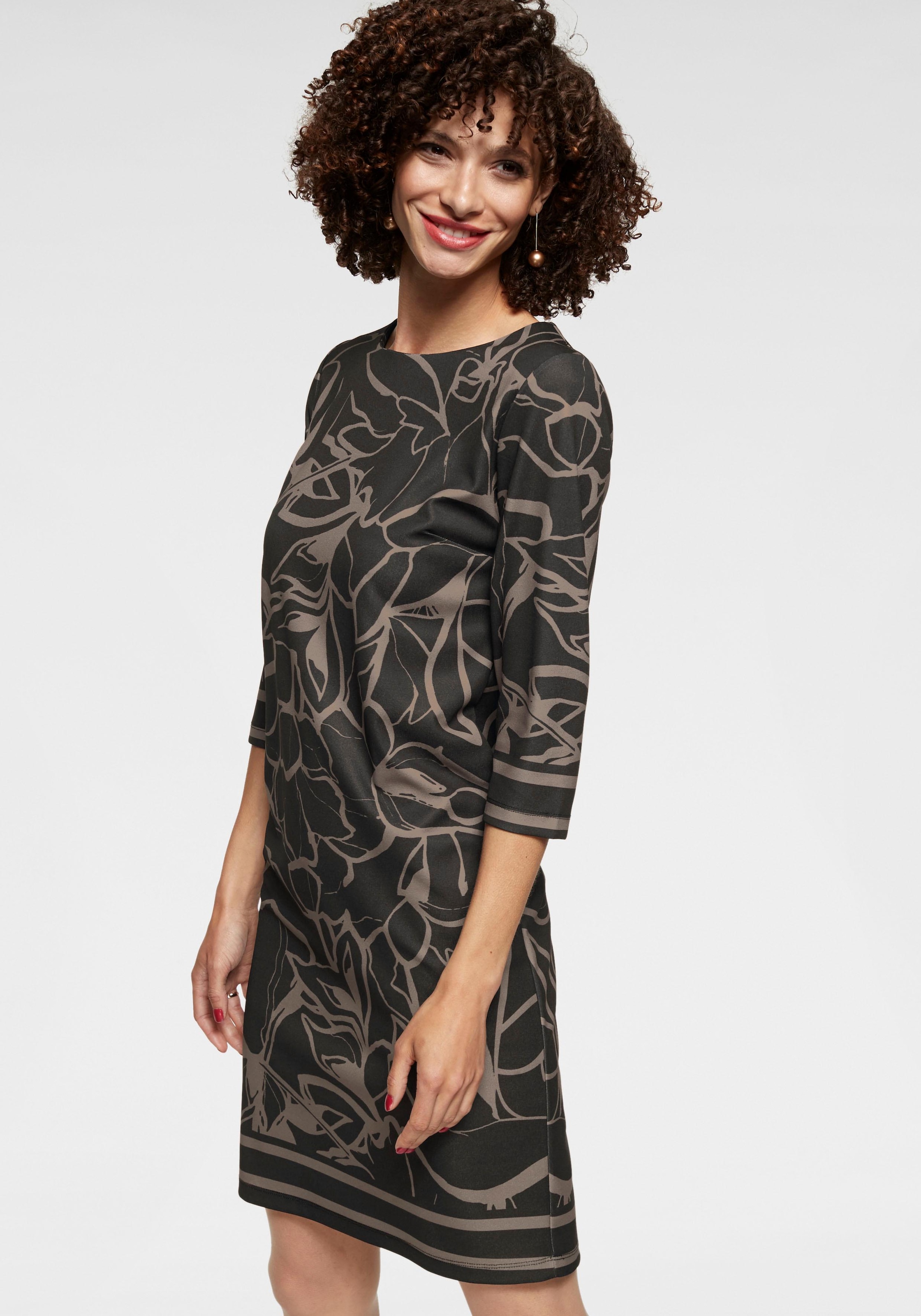 Aniston SELECTED Jerseykleid, mit interessantem Allover-Print