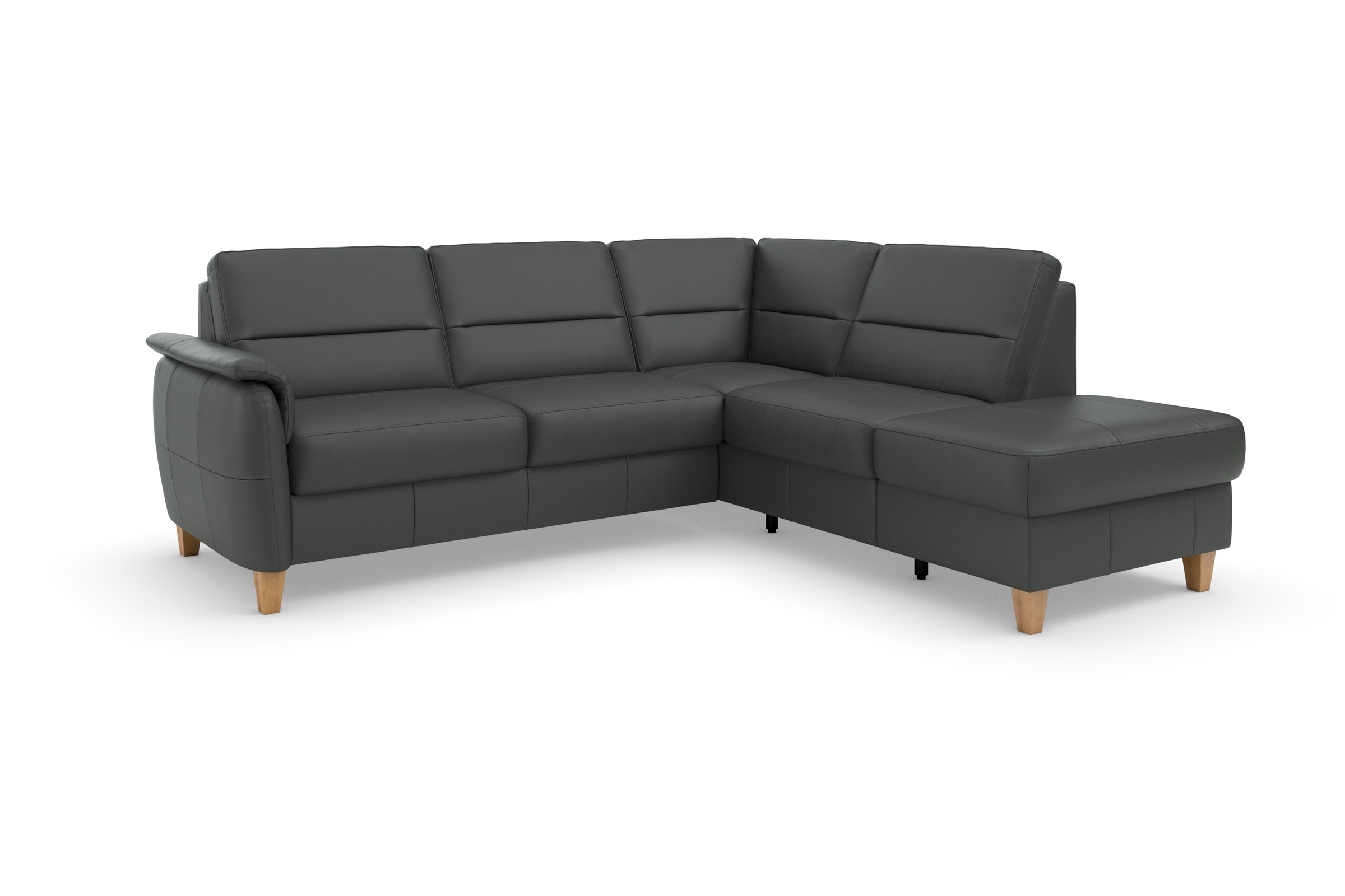 Home affaire Ecksofa »Palmera L-Form«, Federkern, wahlweise mit Bettfunktion und mit/ohne Stauraum