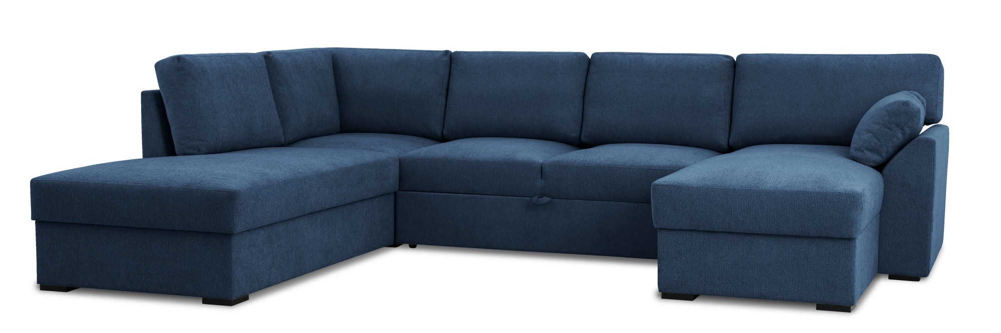 Home affaire Wohnlandschaft »Citry«, Breite 309 cm, Chenille, Bettfunktion, Bettkasten, U-Form
