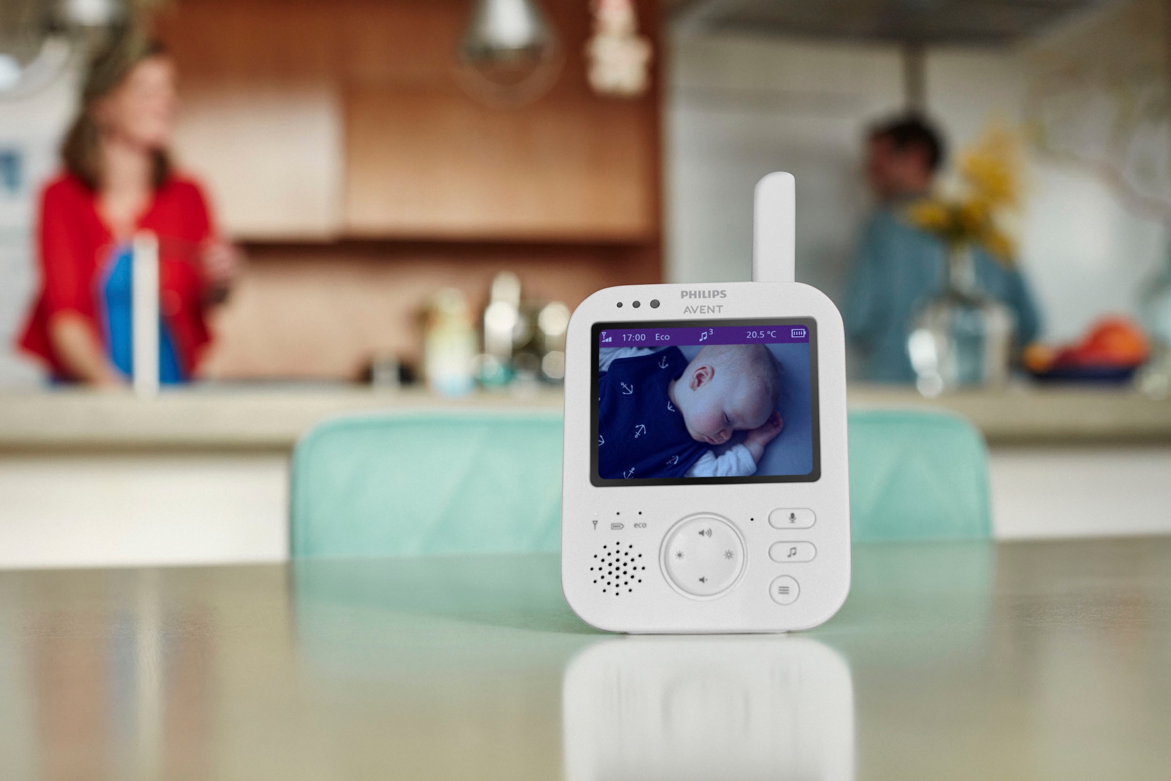 Philips AVENT Babyphone »Premium SCD892/26 Video«, mit Farbbildschirm, Reichweite von 300 Metern und Gegensprechfunktion
