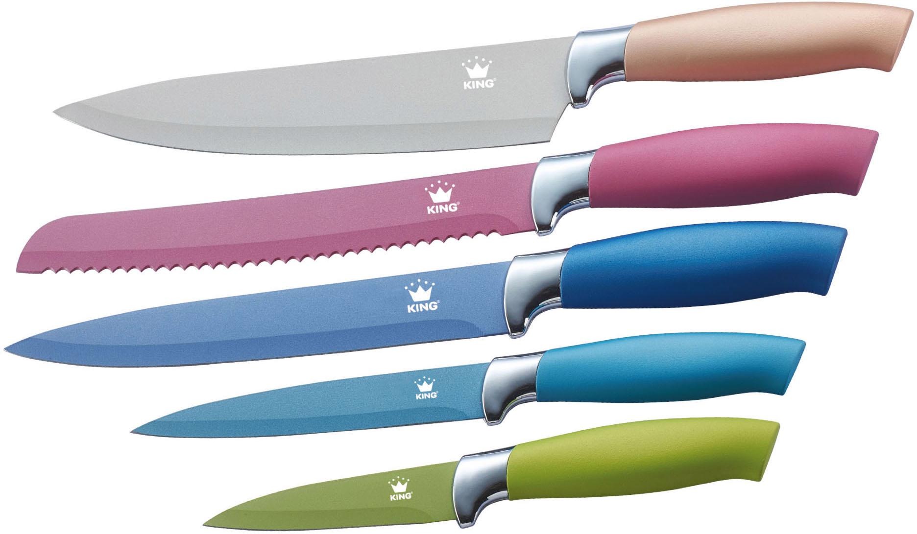 KING Messer-Set »Metallic«, (Set, 5 tlg.) günstig online kaufen