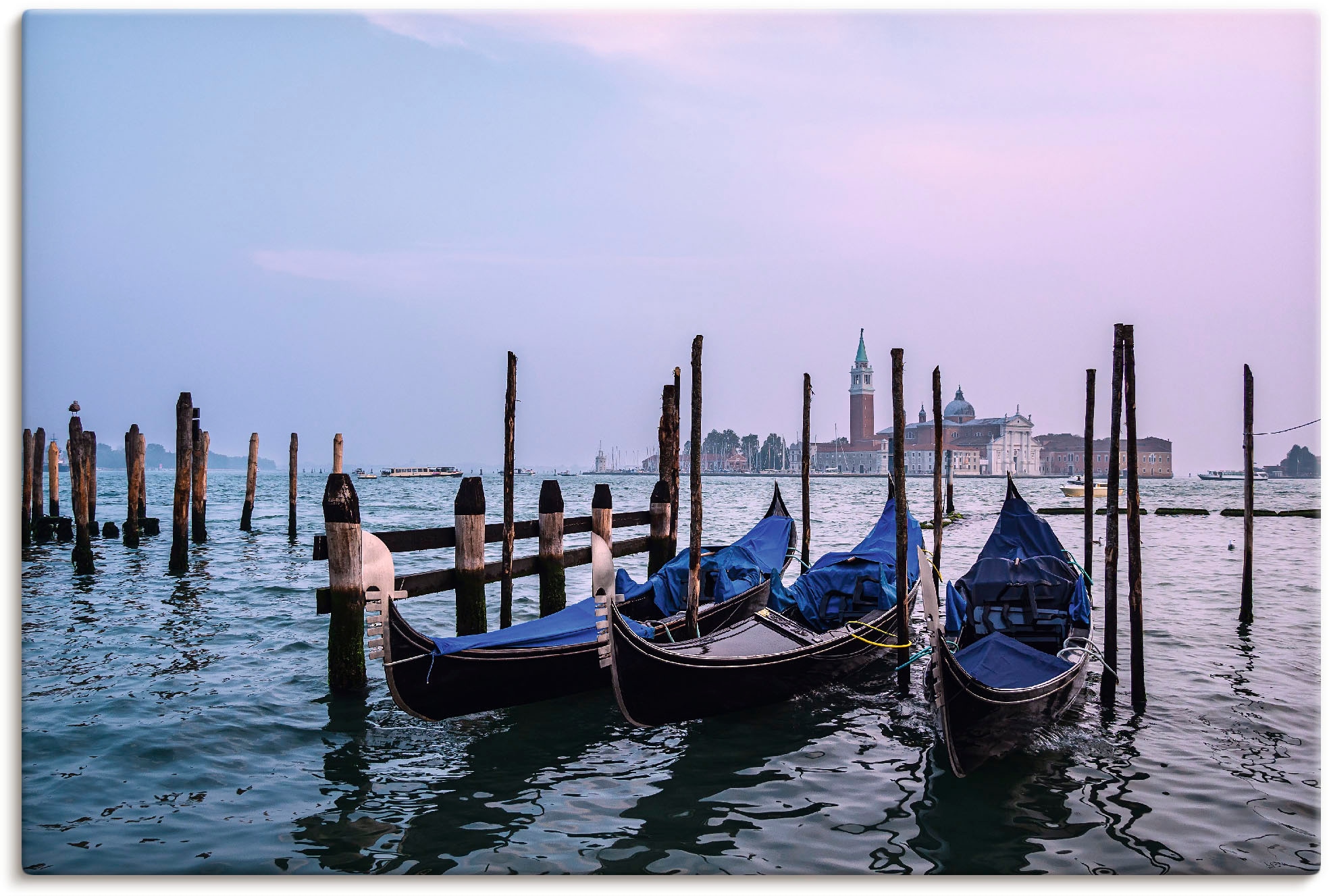 Artland Wandbild »Blick auf die Insel San Giorgio Maggiore«, Bilder von Boo günstig online kaufen