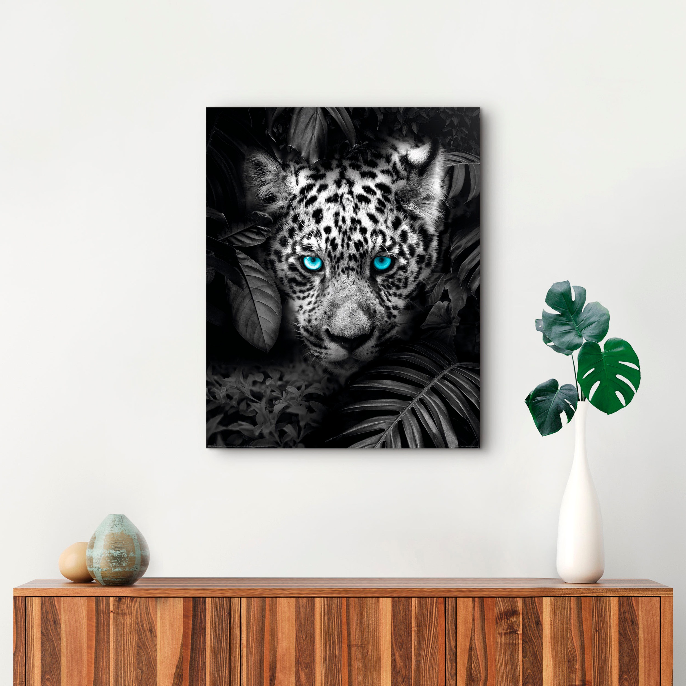 Reinders! Holzbild »Blue Eyed Leopard«, (1 St.)