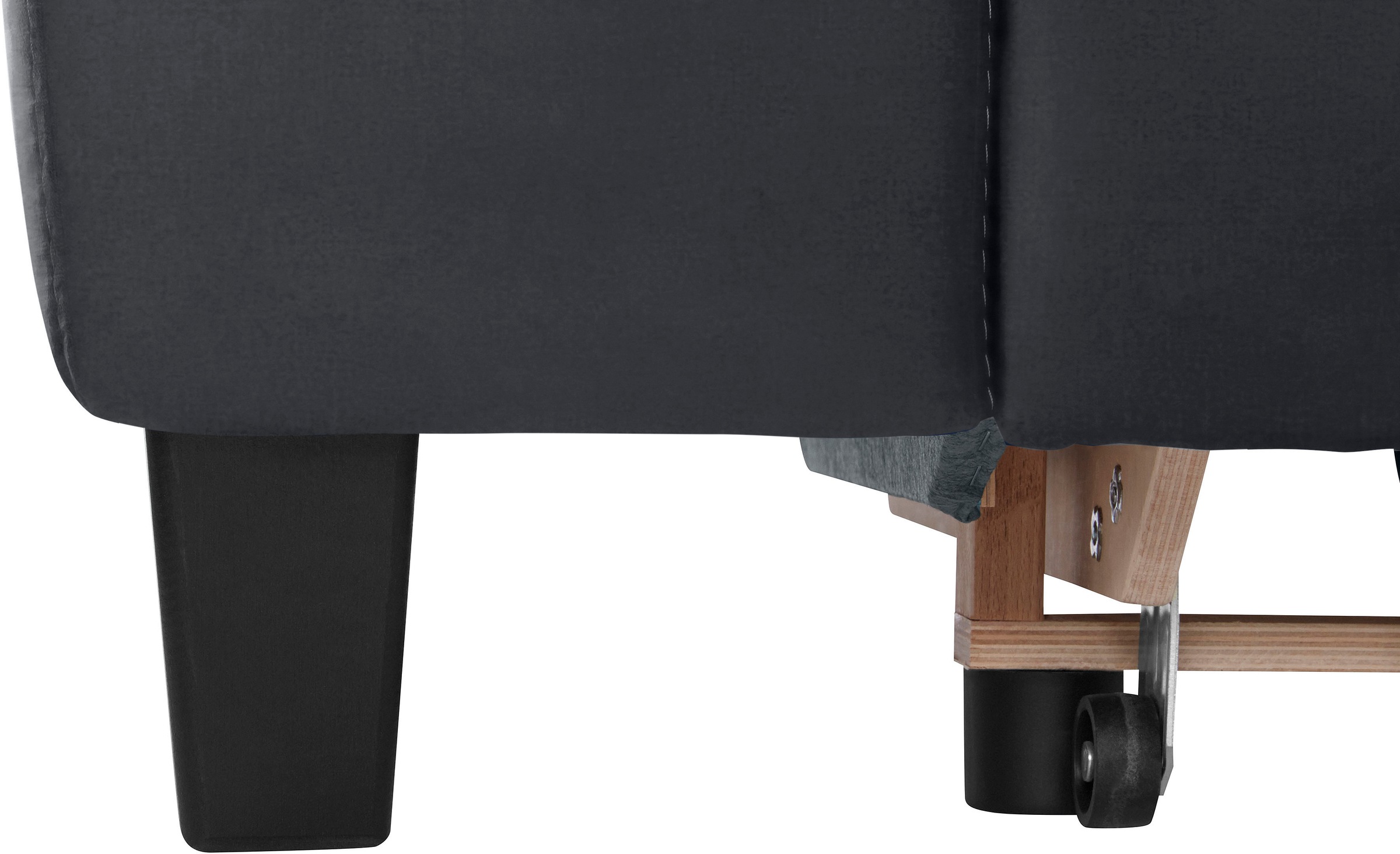 COTTA Ecksofa »Morven L-Form mit Kopfteilverstellung«, wahlweise mit Bettfunktion, Bettkasten & Wireless-Charger
