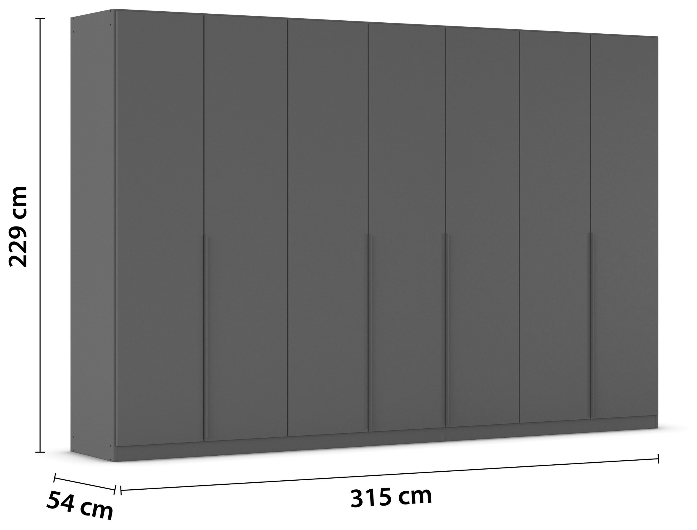 rauch Drehtürenschrank »Kleiderschrank Schrank Garderobe AGORDO TOPSELLER Schlafzimmer«, (in zwei Griff-Farben mit Dekor- oder Hochglanzfront), durchdachte Innenausstattung, in 6 Breiten und 2 Höhen MADE IN GERMANY