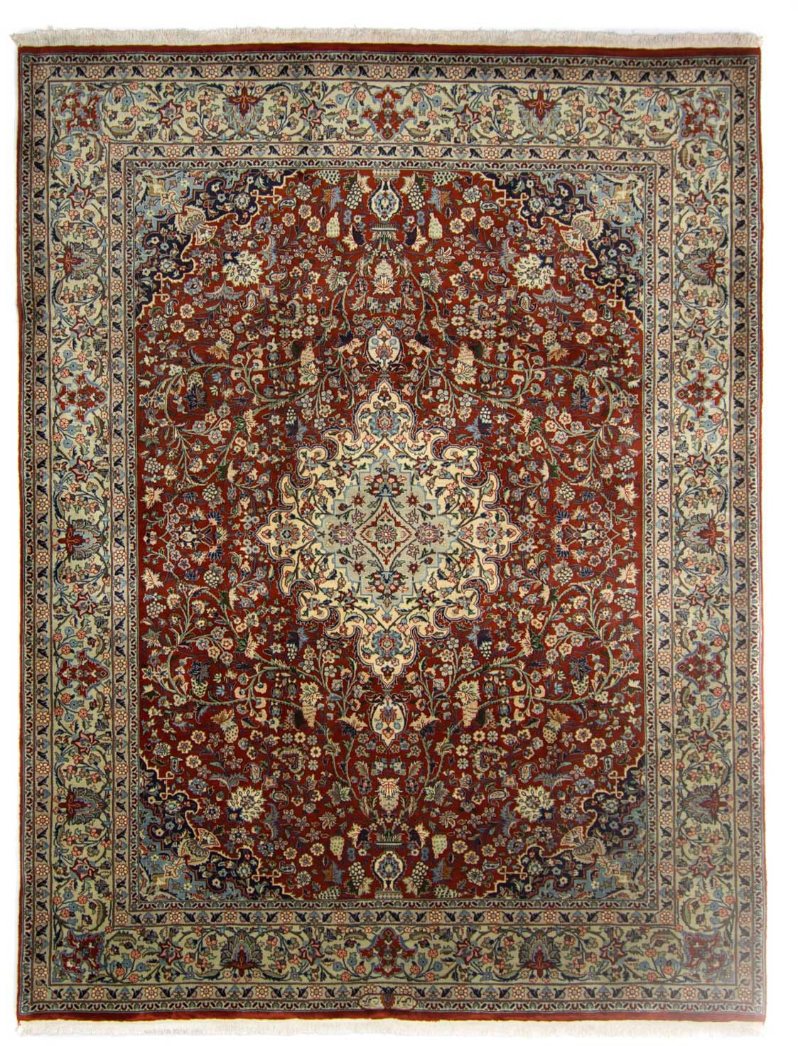 morgenland Wollteppich »Golpayegan Medaillon Rosso scuro 330 x 259 cm«, rec günstig online kaufen