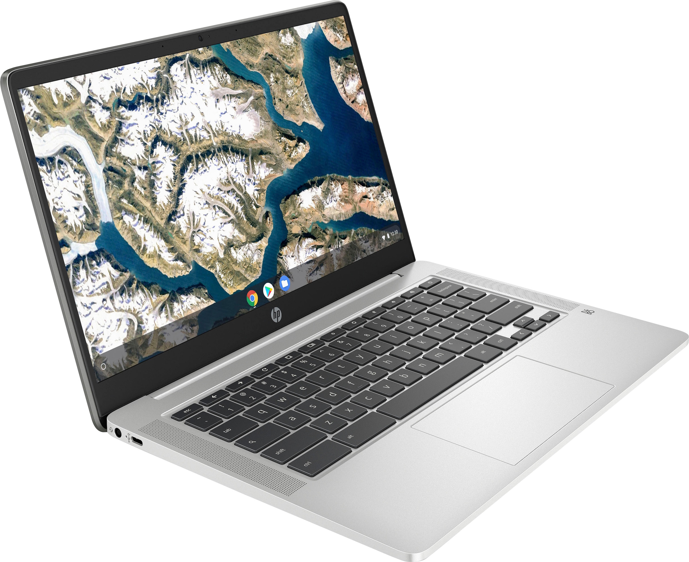 HP Chromebook »14a-na0245ng«, 35,6 cm, Silber, Graphics, Intel, Pentium Zoll, 128 UHD SSD 14 Rechnung auf kaufen / GB