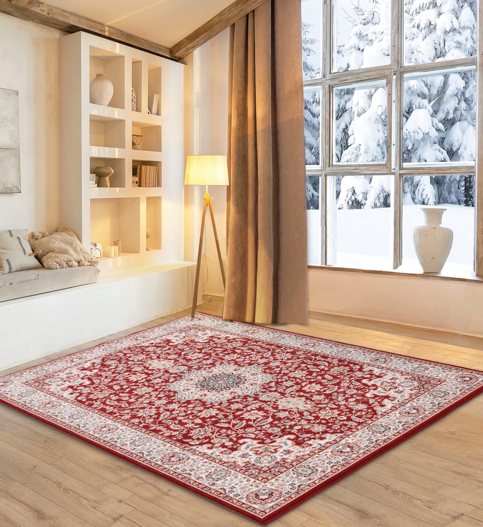 OTTO home Wollteppich "Oriental D1" rechteckig 10 mm Höhe reine Wolle, Orie günstig online kaufen