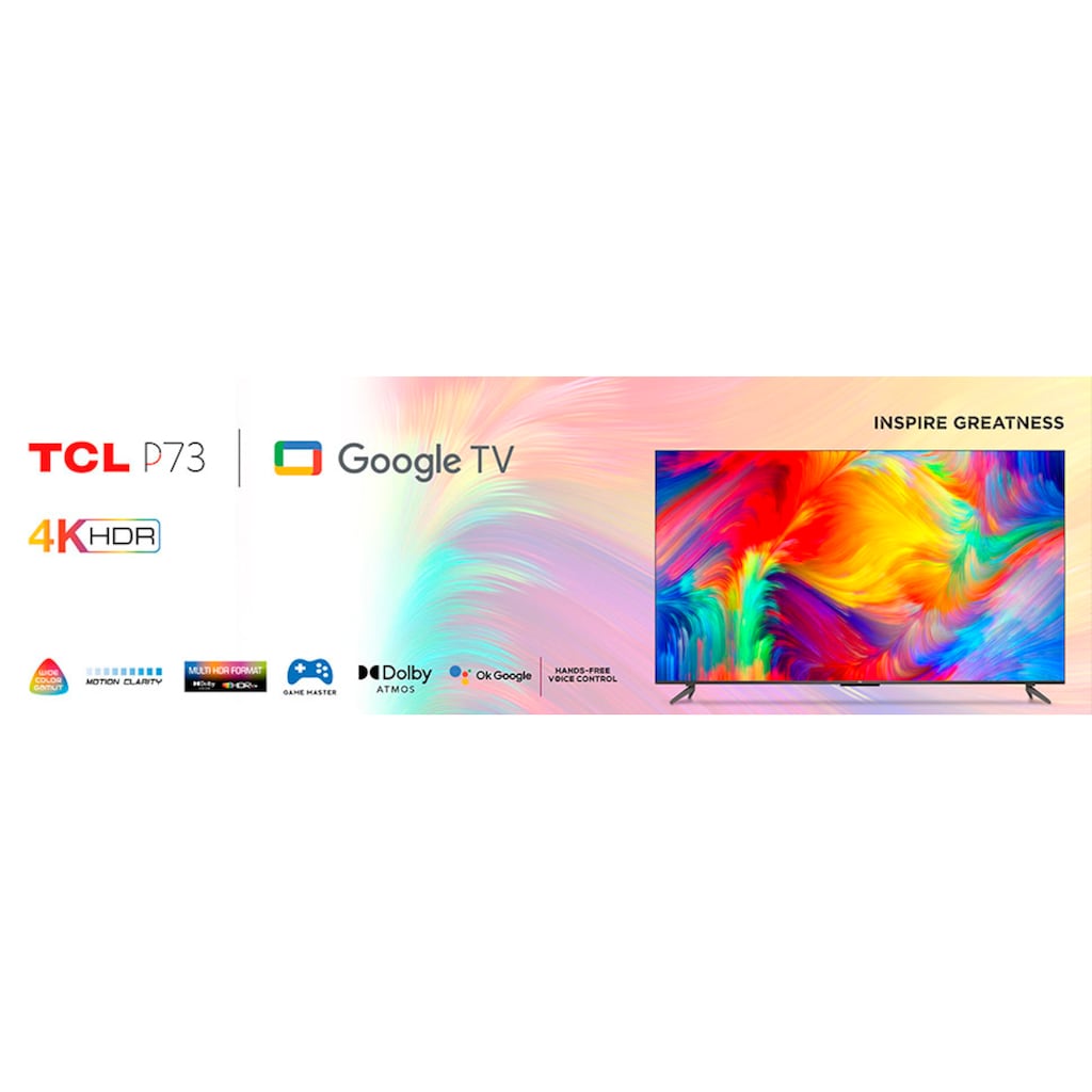 TCL LED-Fernseher »43P731X1«, 108 cm/43 Zoll, 4K Ultra HD, Smart-TV-Google TV