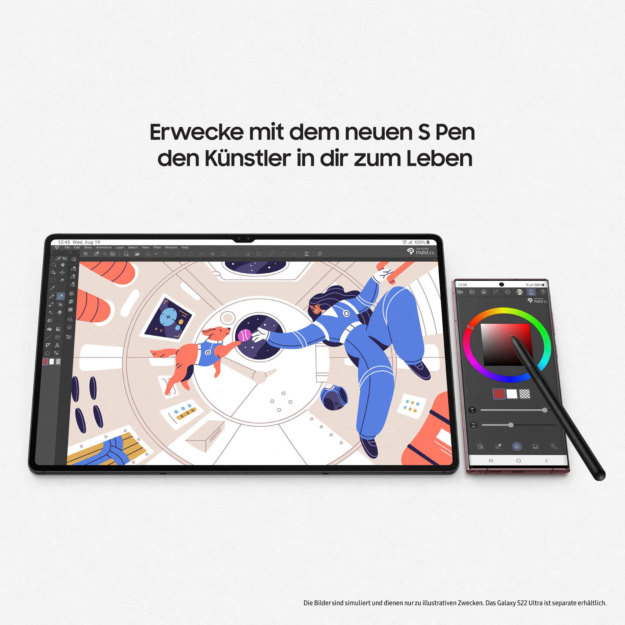 11. Bild von Samsung Tablet »Galaxy Tab S8 Wi-Fi«, (Android)