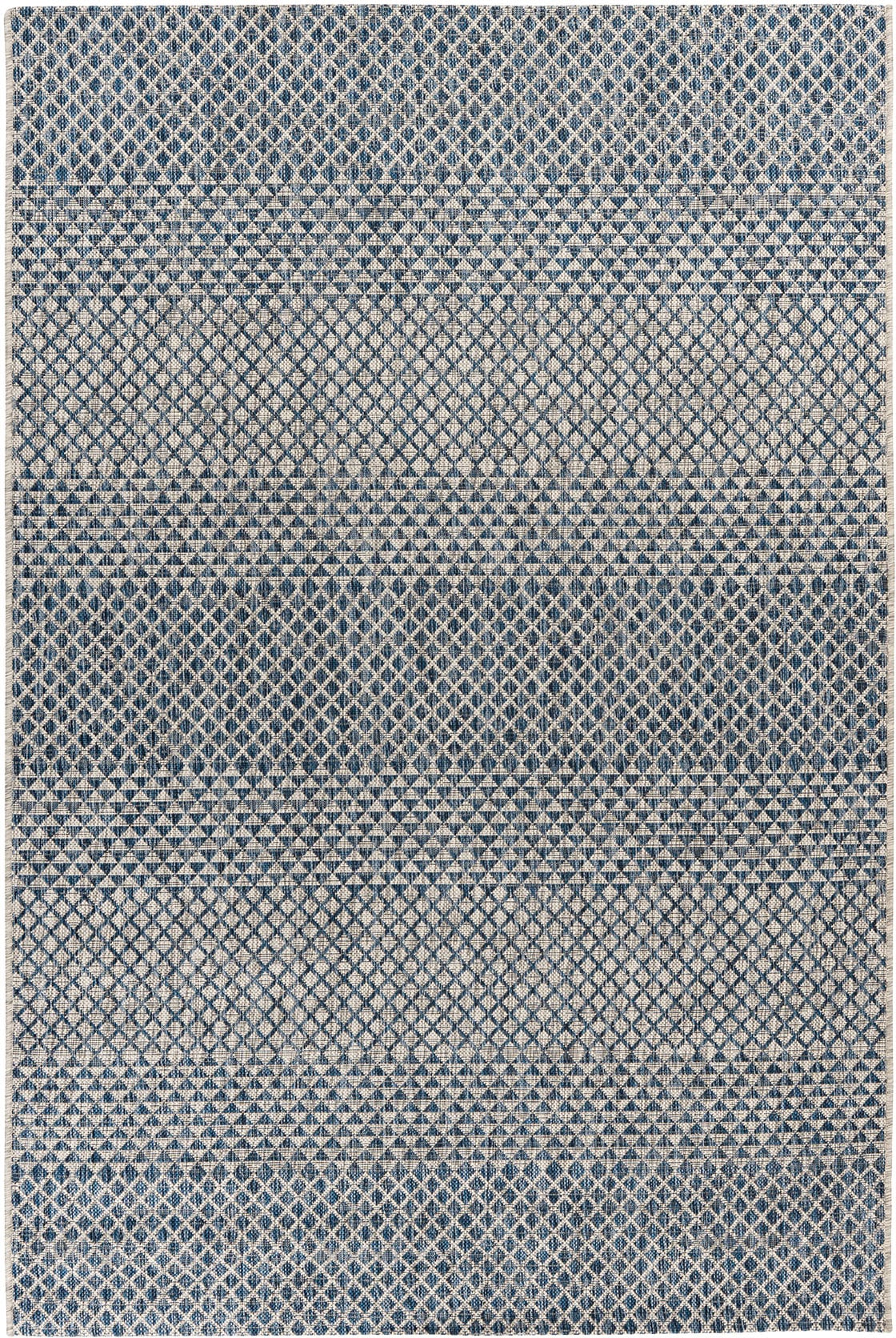 Obsession Teppich »My Nordic 877«, rechteckig, 0,5 mm Höhe, Flachgewebe, modernes kariertes Design, In- und Outdoor geeignet