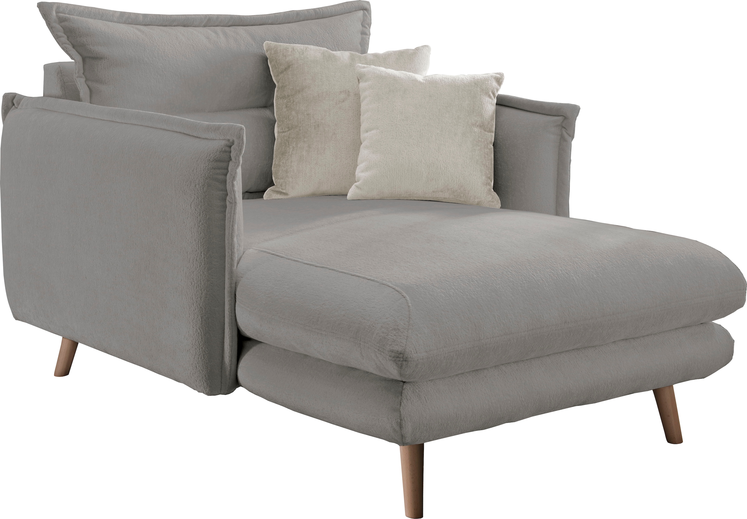 INOSIGN Loveseat »Lazio«, moderner Sessel mit einer bequemen Polsterung, 2 Stk. Zierkissen