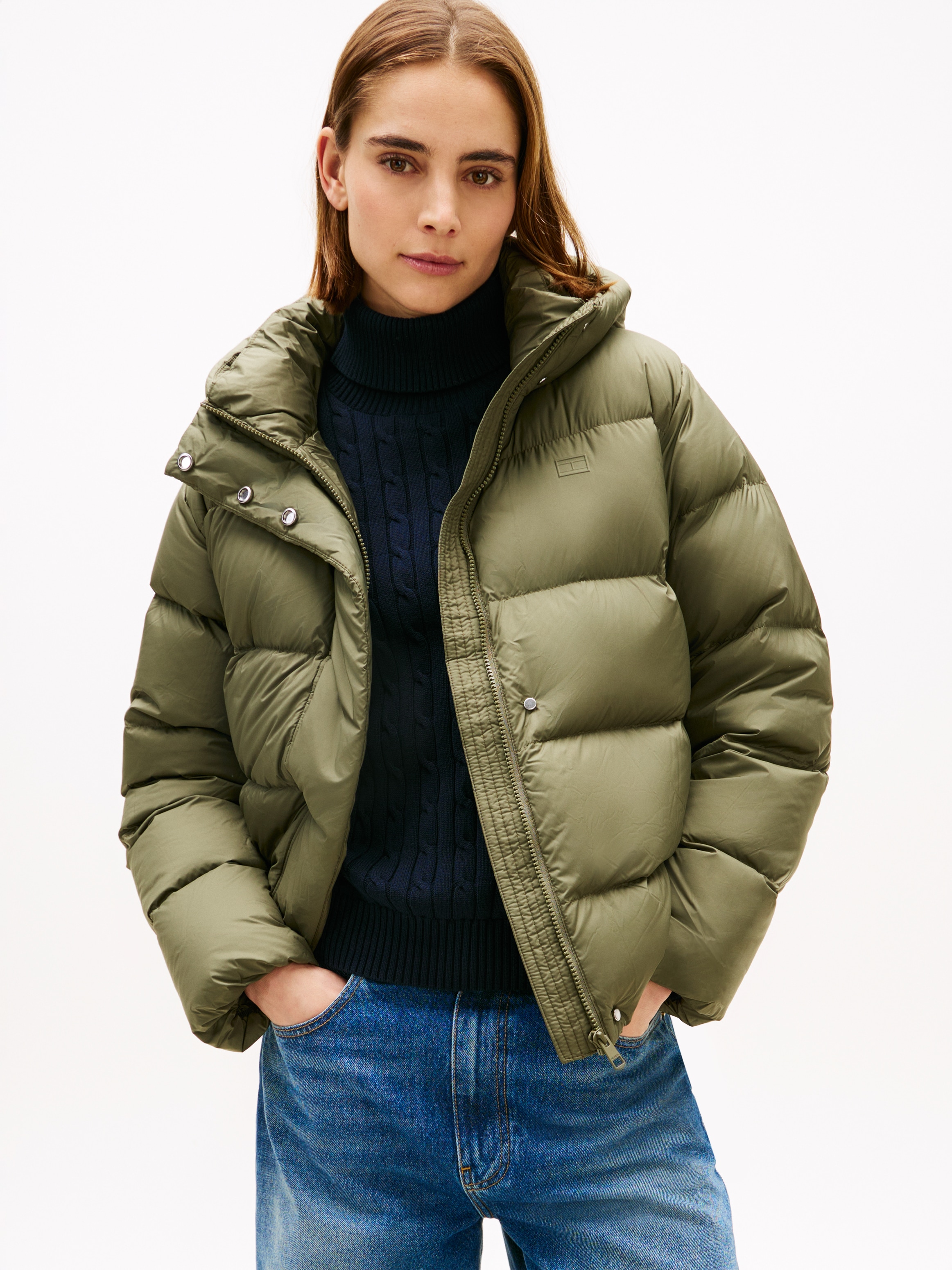 Tommy Hilfiger Steppjacke »MODERN DOWN REG JACKET« mit Kapuze